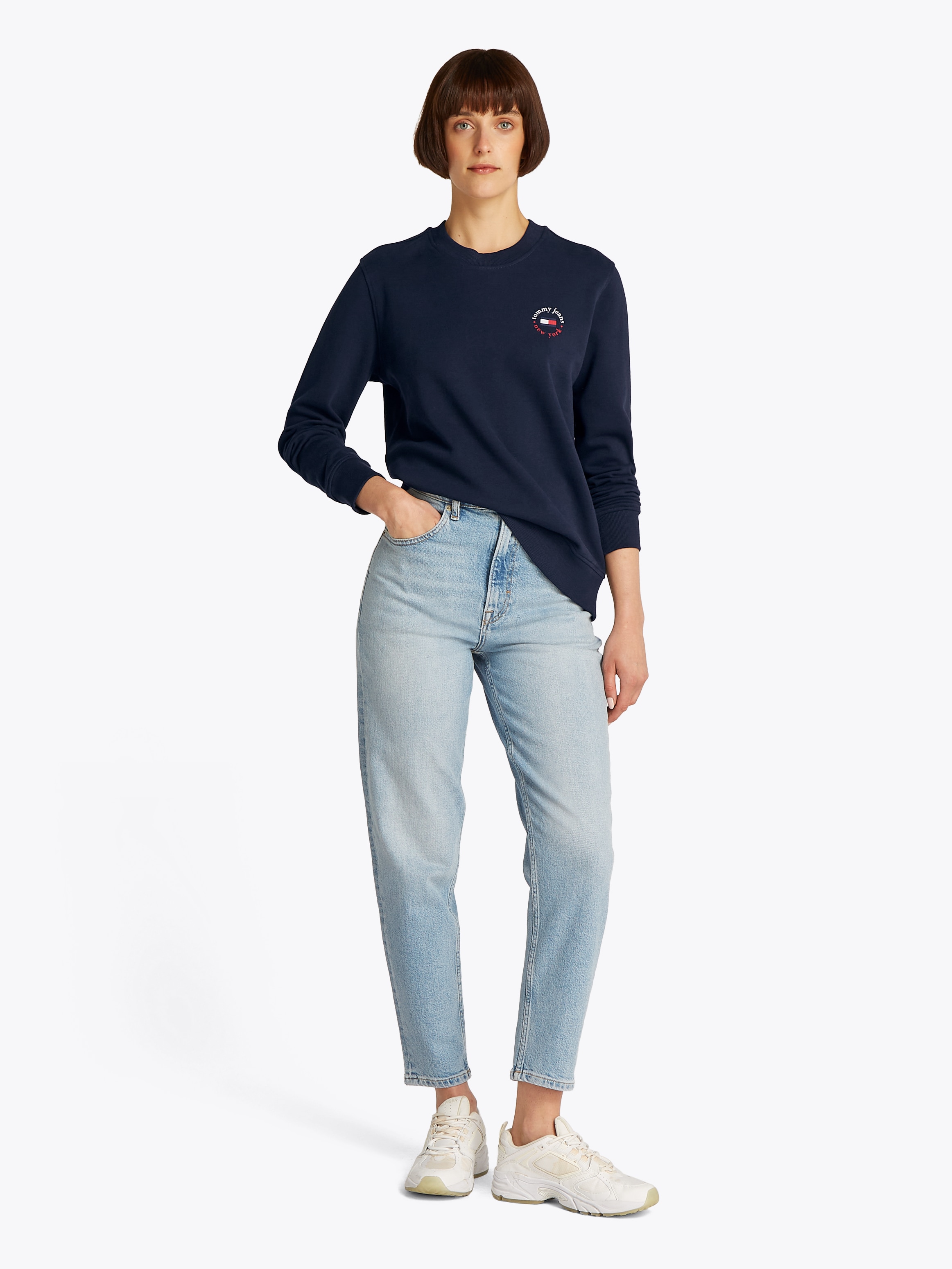 Tommy Jeans Sweatshirt »TJW REG ESSENTIAL LOGO 2 CREW«, mit Logo