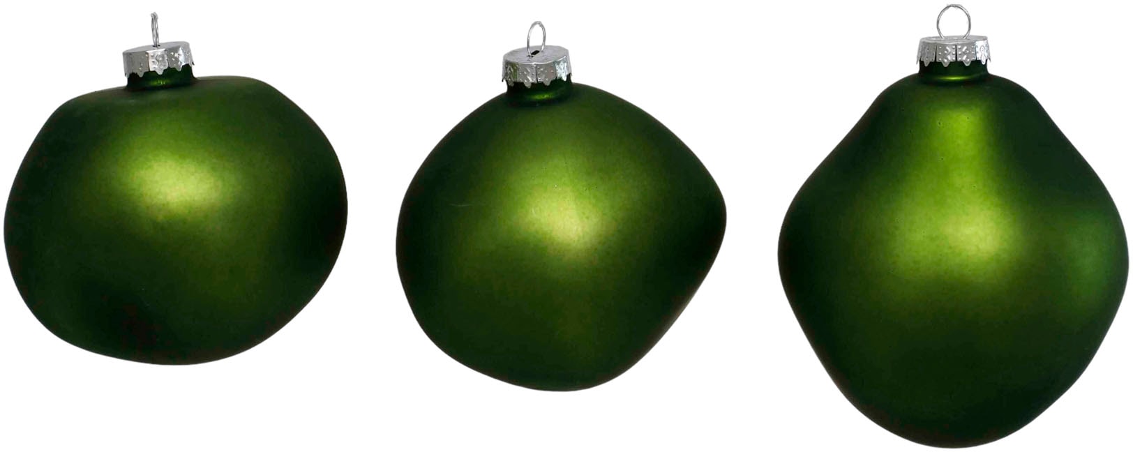 Leonique Weihnachtsbaumkugel "Birdelle matt, Weihnachtsdeko, Christbaumschmuck, Christbaumkugeln", (Set, 3 St.), Baumkug