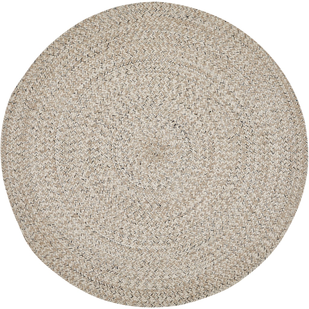 LUXOR living Teppich »Varberg«, rund, Handweb Teppich, meliert, reine Baumwolle, handgewebt