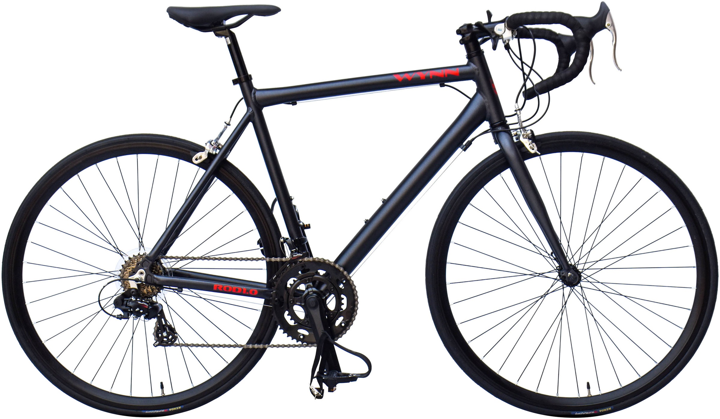 WYNN Rennrad "ROD1.0", 58cm, 28 Zoll (71,12cm), schwarz, Fahrräder