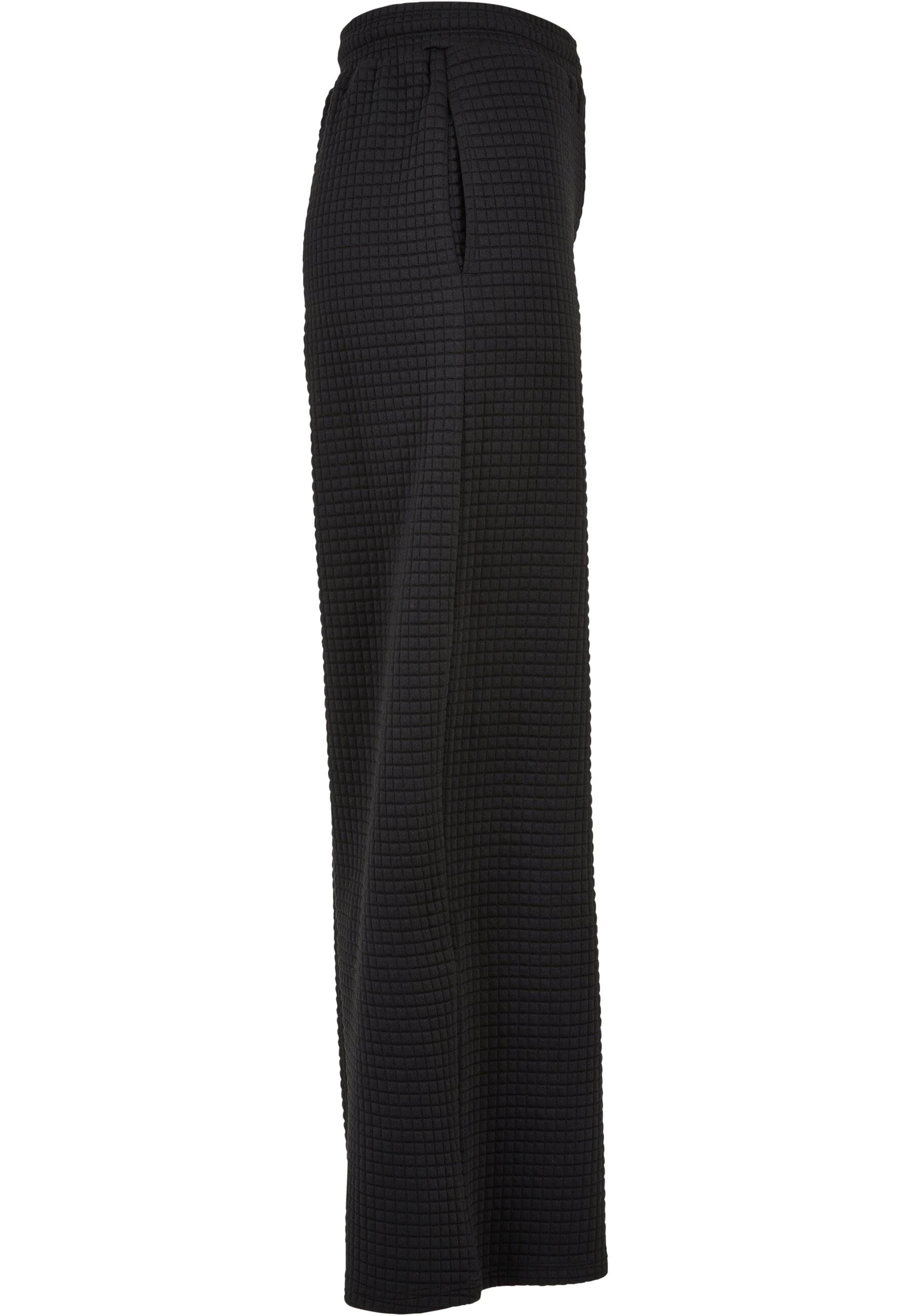 URBAN CLASSICS Stoffhose »Urban Classics Damen Ladies Quilte Wide Leg Sweat Pants«, (1 tlg.)