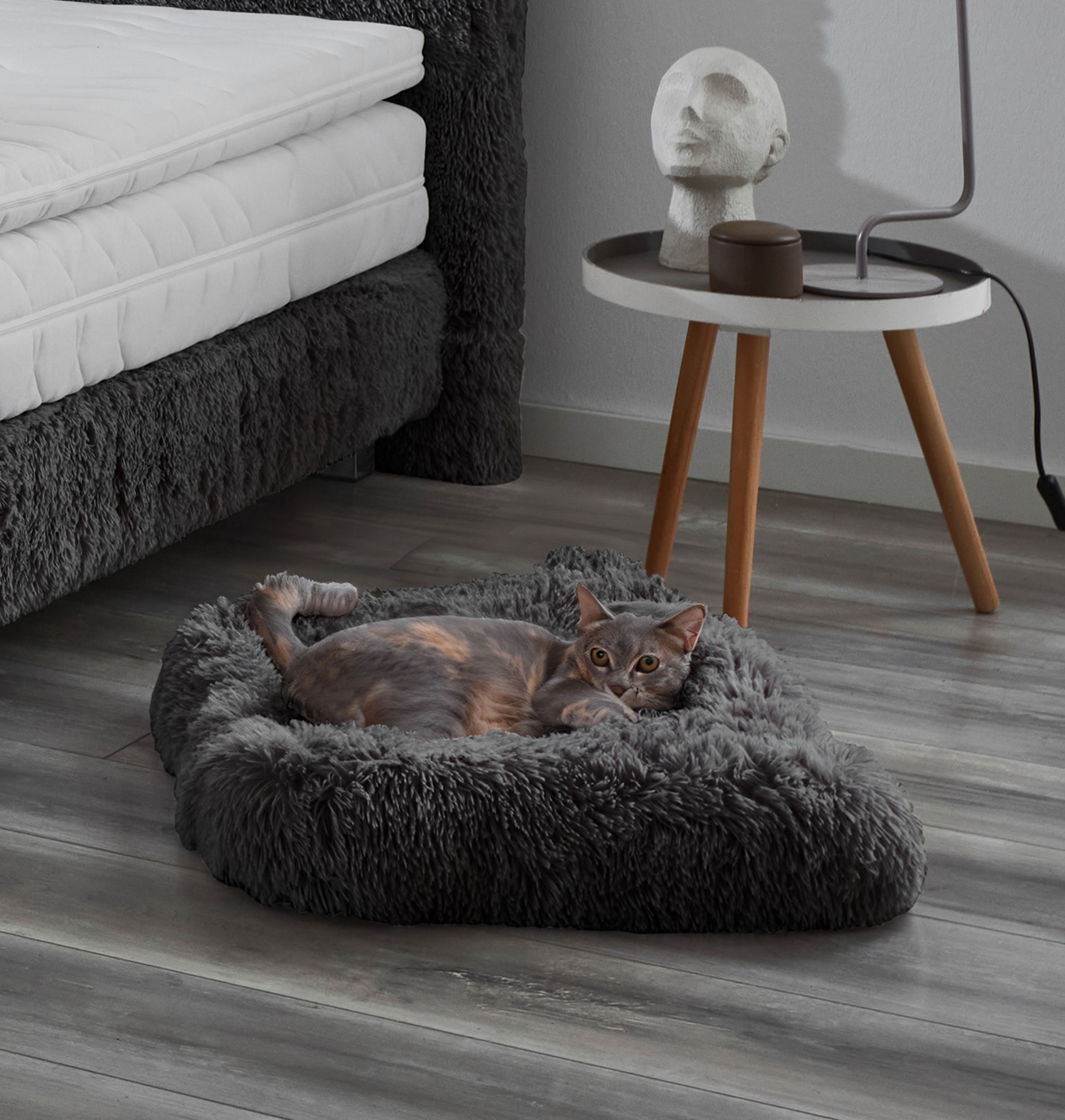 Westfalia Schlafkomfort Nara Box Bed grey anthracite 210cm H3 3