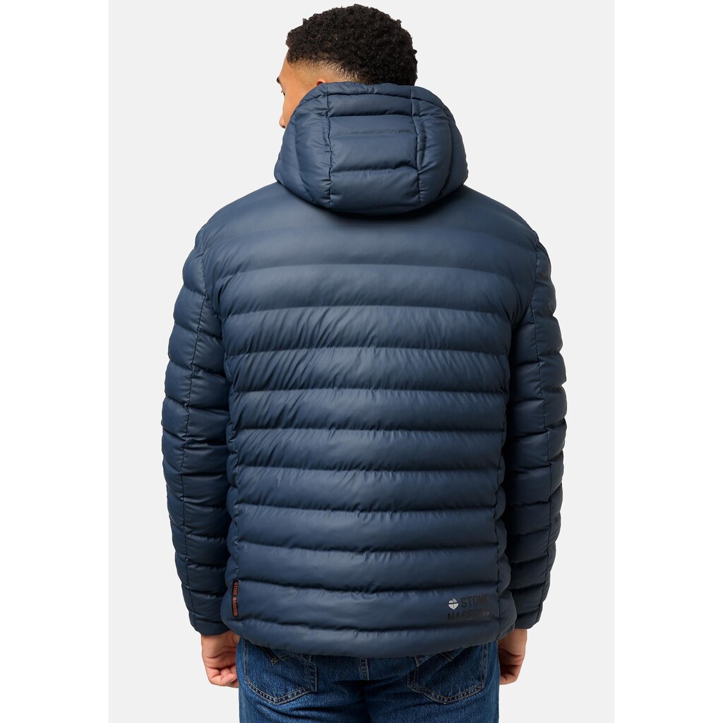 Stone Harbour Winterjacke »Zaharoo«, mit Kapuze, Wasserdichte, gesteppte Regenjacke für den Winter