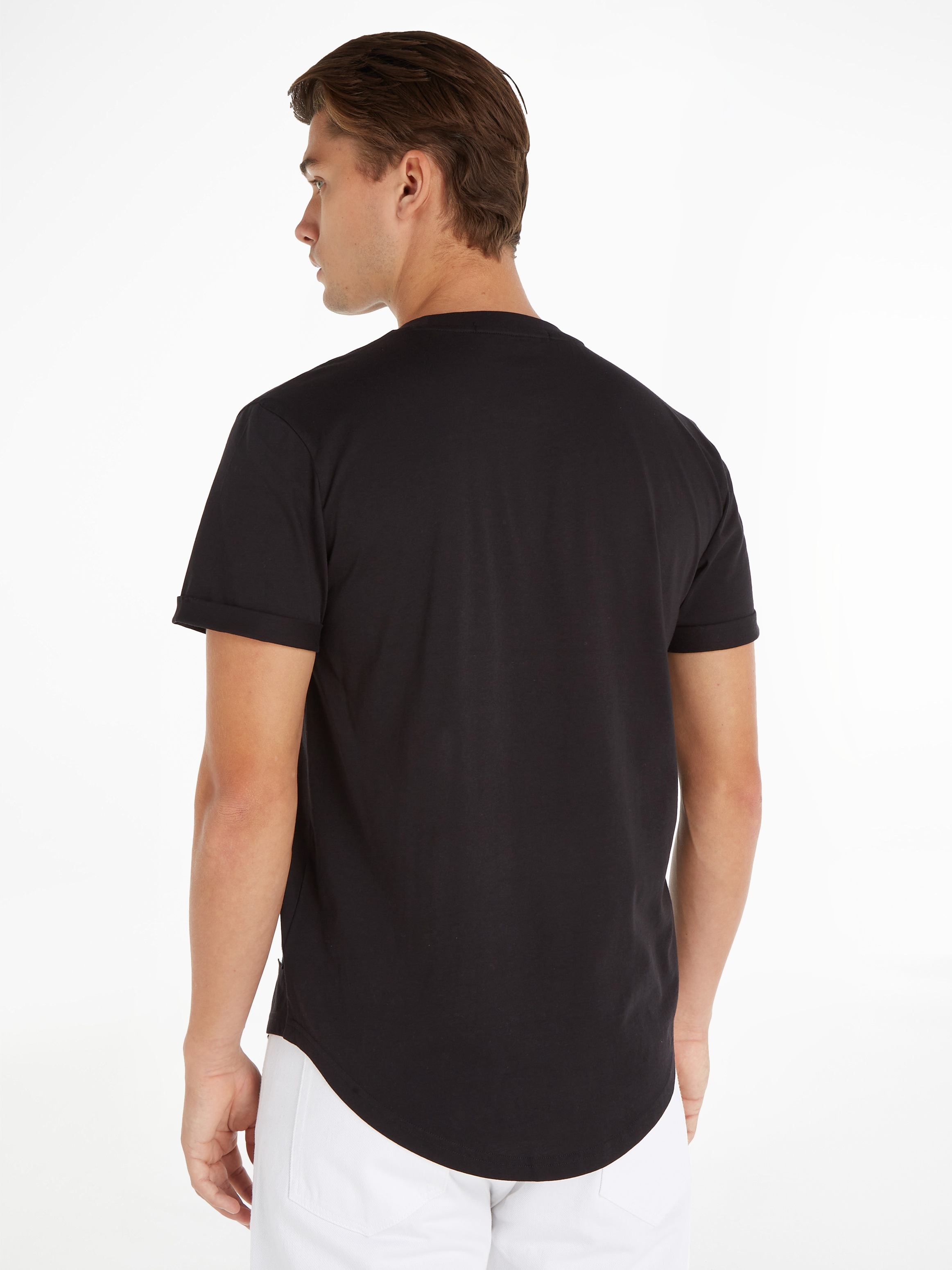 Calvin Klein Jeans T-Shirt "BADGE TURN UP SLEEVE", mit Logopatch günstig online kaufen