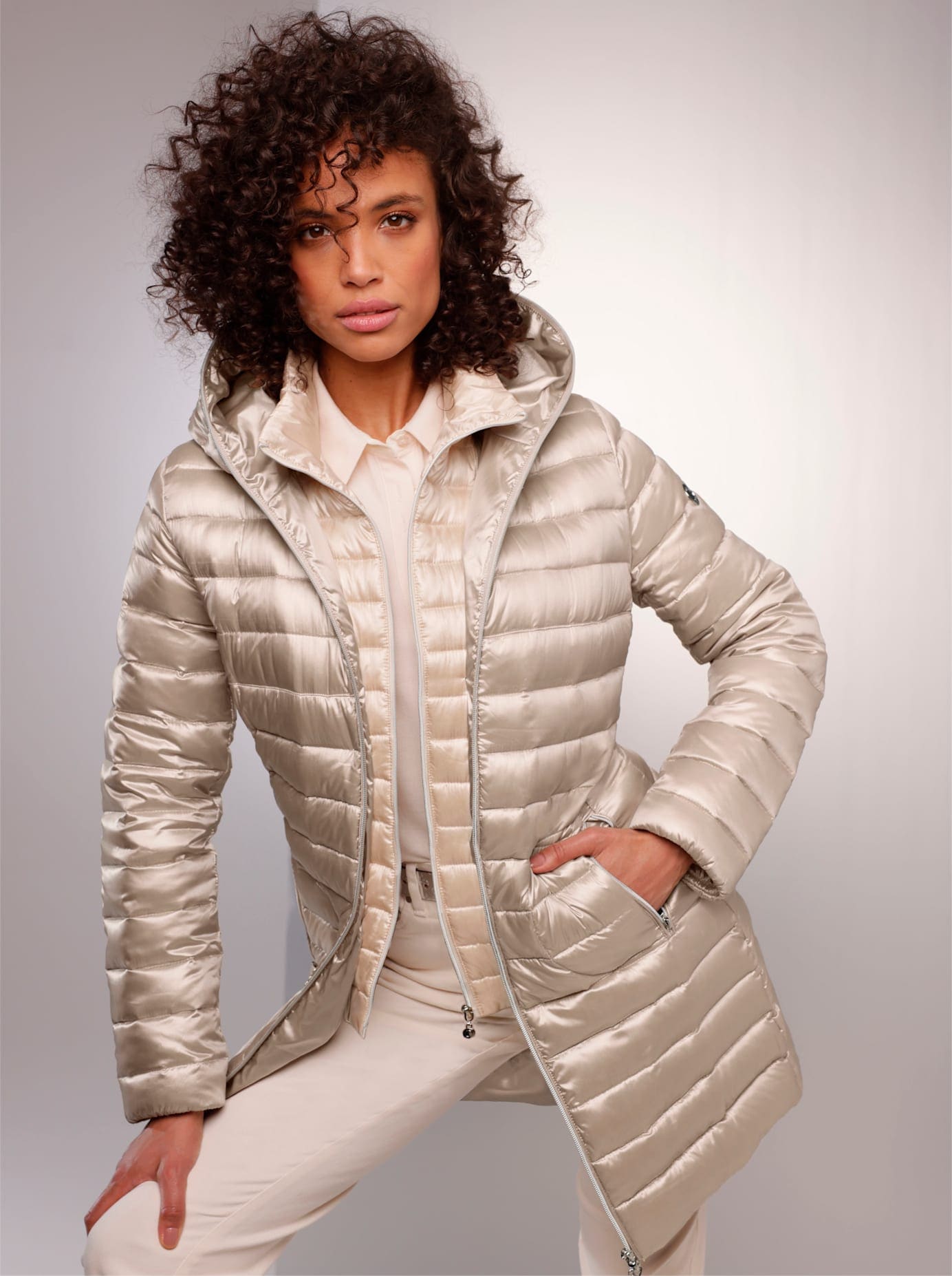 CREATION L PREMIUM Daunenjacke, mit Kapuze