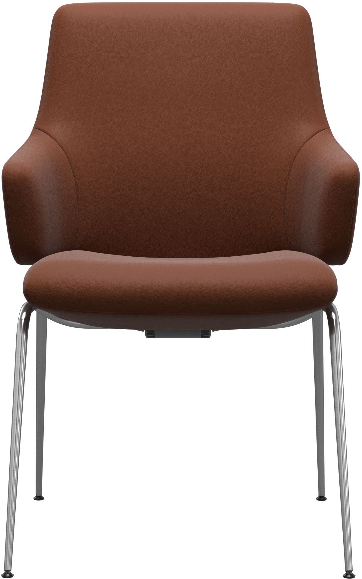 Stressless® Polsterstuhl »Laurel«, Leder PALOMA, Low Back mit Armlehne, Größe L, mit Beinen aus Stahl in Schwarz matt