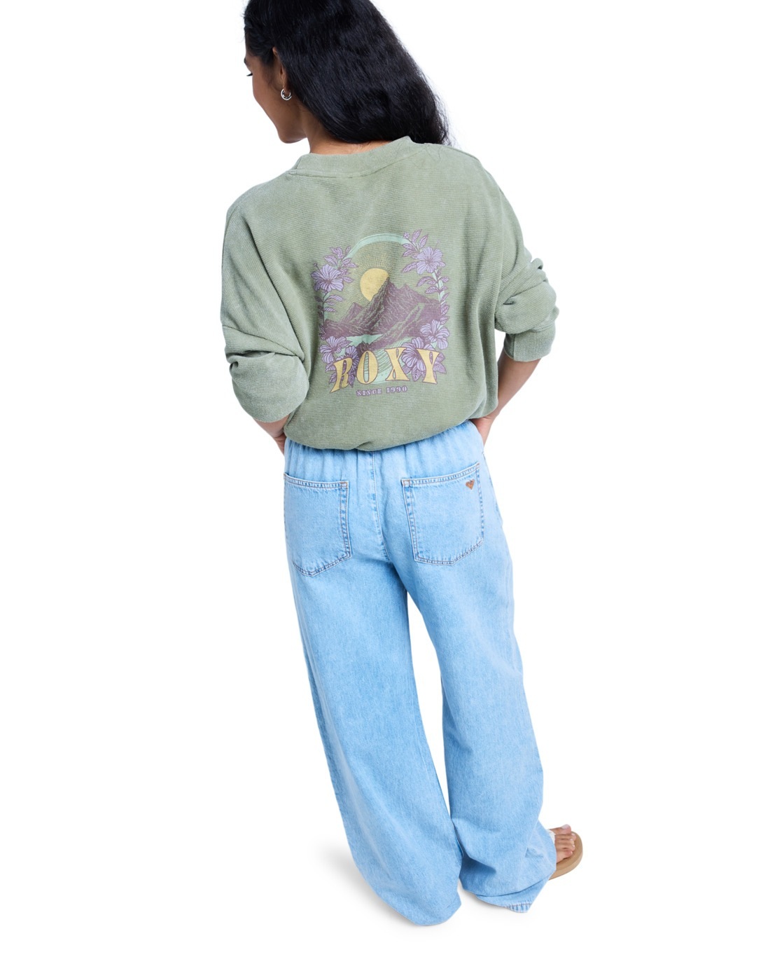 Roxy Relax-fit-Jeans »Stunning View Beau Blue«