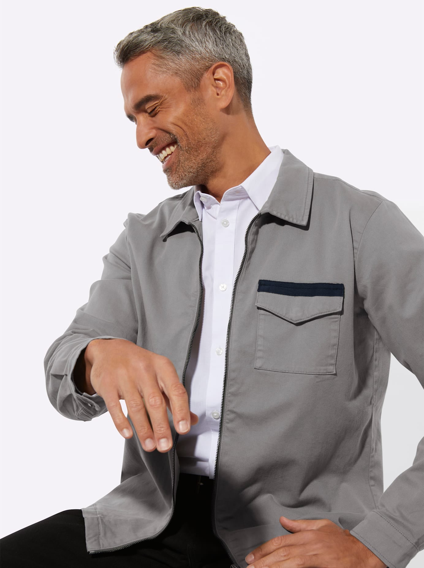 Classic Langjacke ohne Kapuze