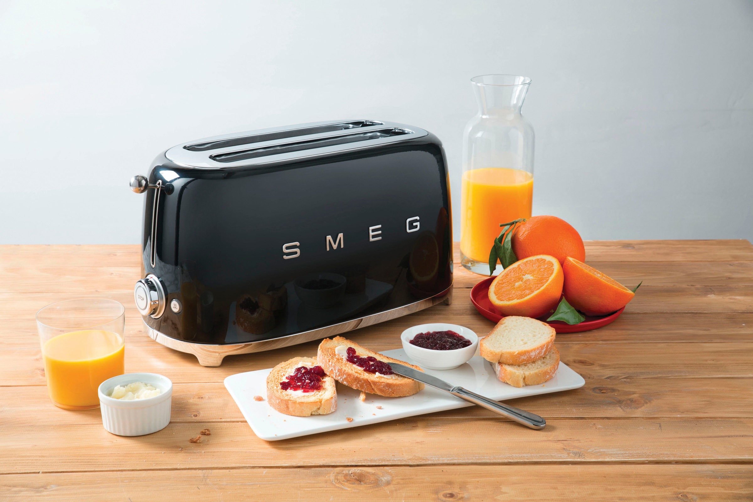 Smeg Toaster »TSF02BLEU«, 2 lange Schlitze, für 2 Scheiben, 1500 W