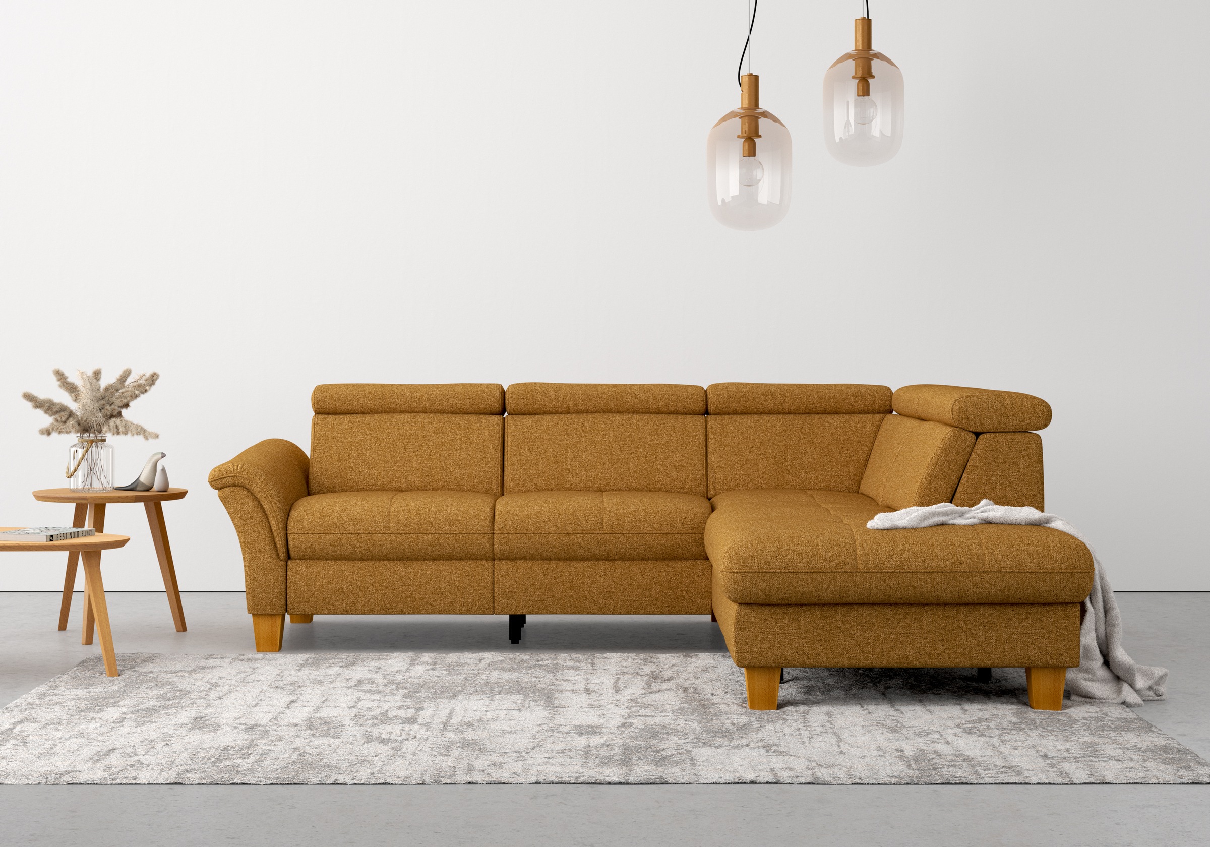 Home affaire Ecksofa »Lindgren L-Form«, wahlweise mit TV-Funktion, Stauraum und Kopfteilverstellung