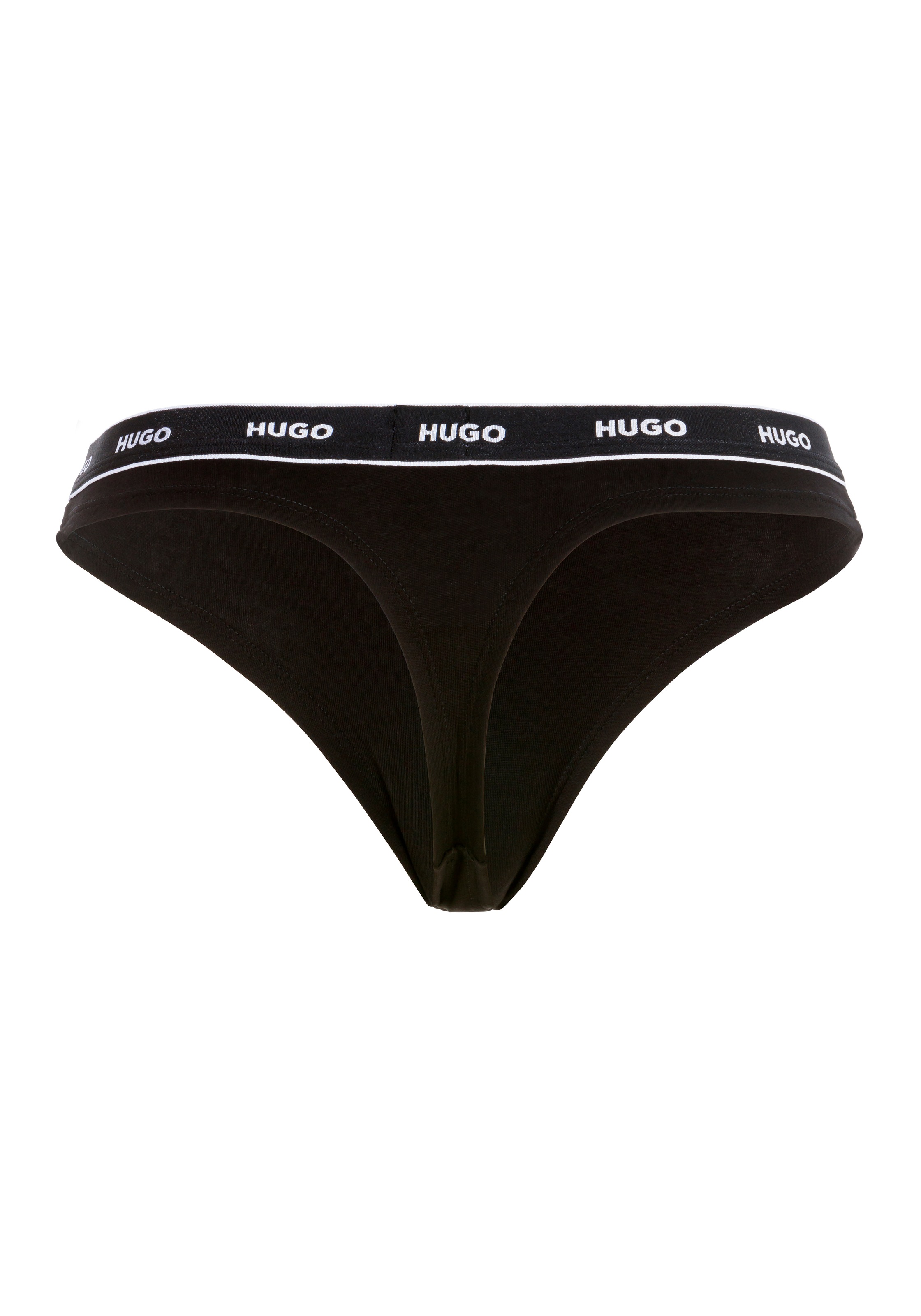 HUGO Underwear String »THONG STRIPE PYP 10«, mit BOSS Schriftzug auf dem Bund