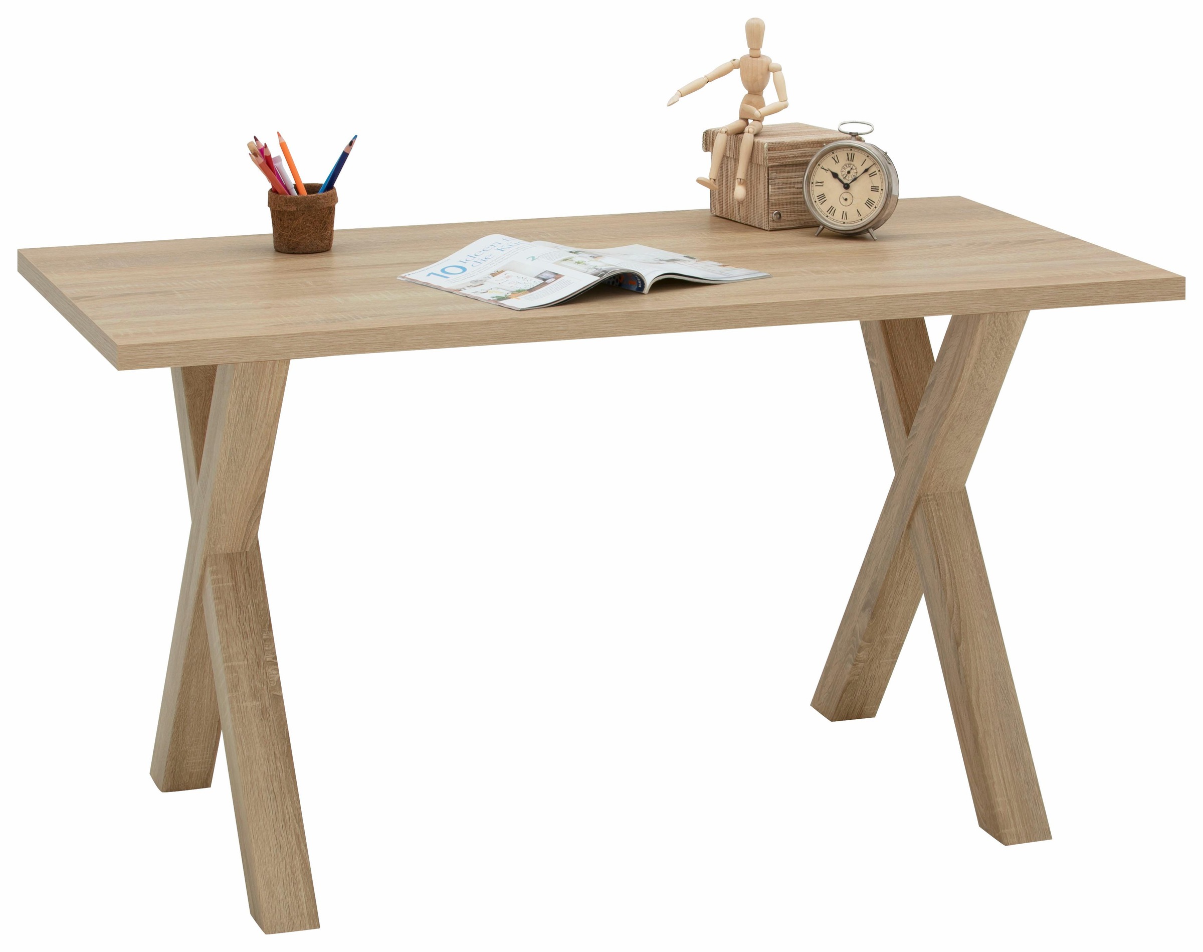 Mäusbacher Mio Schreibtisch Braun 140x70x75cm 2
