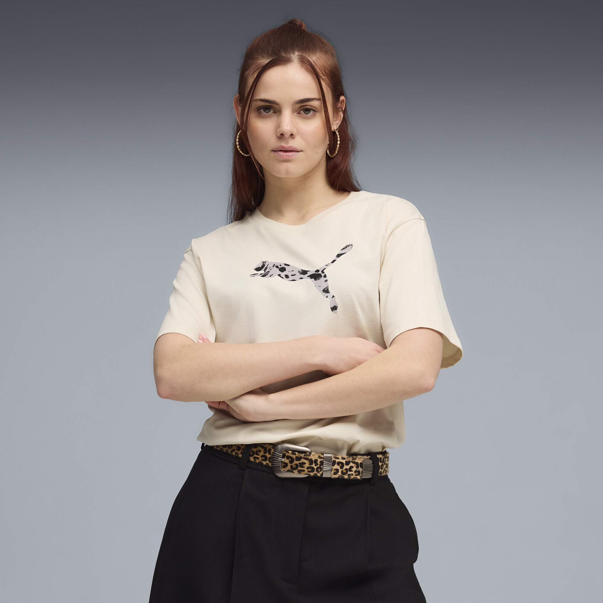 PUMA T-Shirt »Essentials Graphics Animal Relaxed T-Shirt Damen«