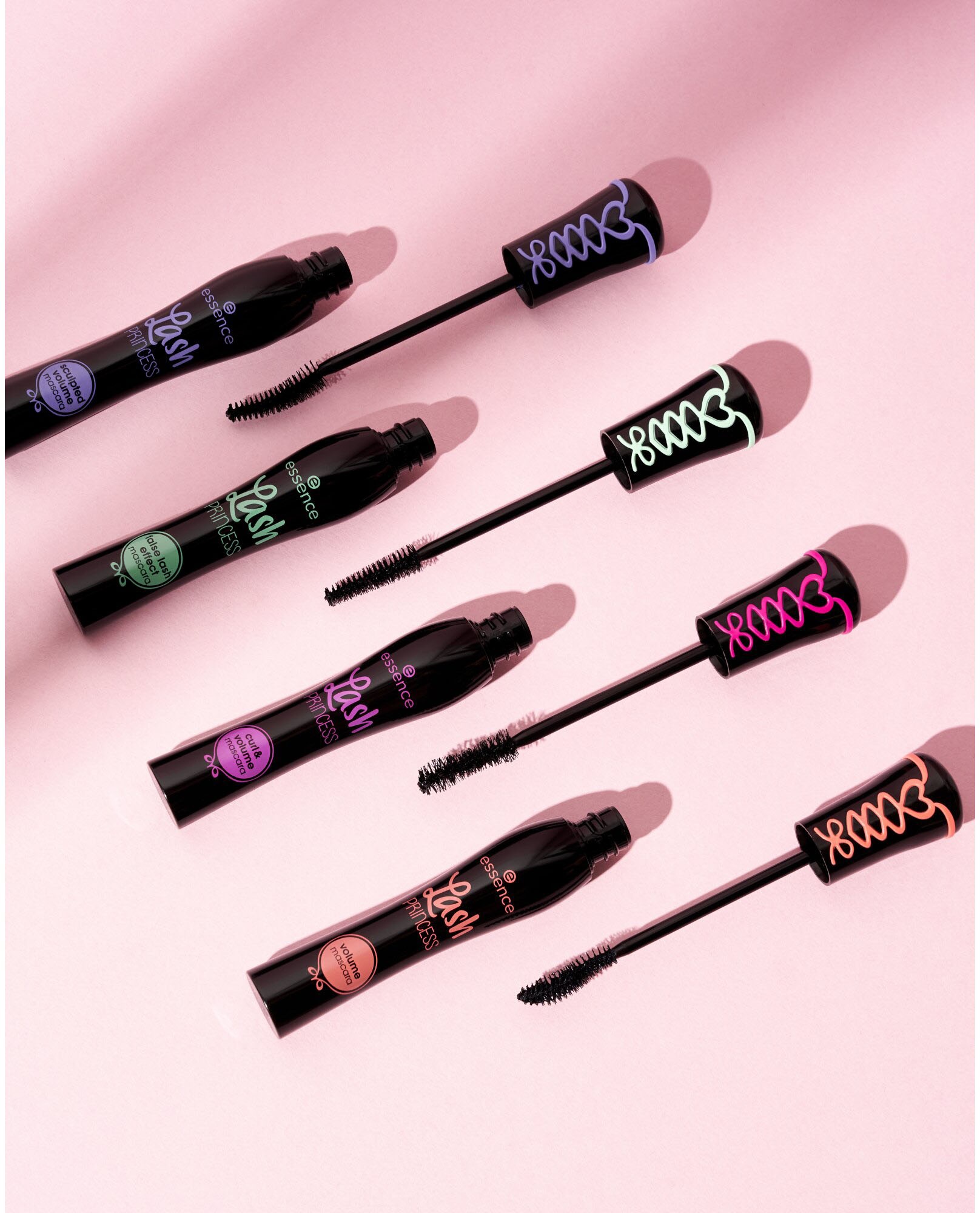 Essence Mascara »Lash PRINCESS curl & volume mascara«, (Set, 3 tlg.), mit einzigartigem Design