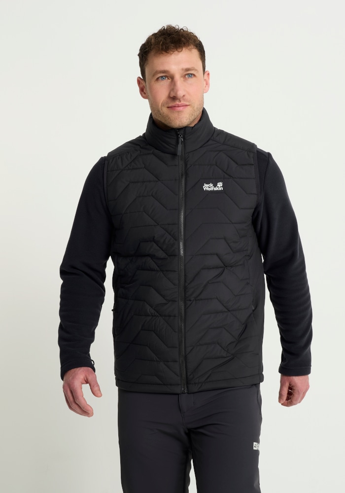 Jack Wolfskin Funktionsweste "FLEXTREK INS VEST M" für Wandern, sportlicher Stil, aus Polyester, leicht
