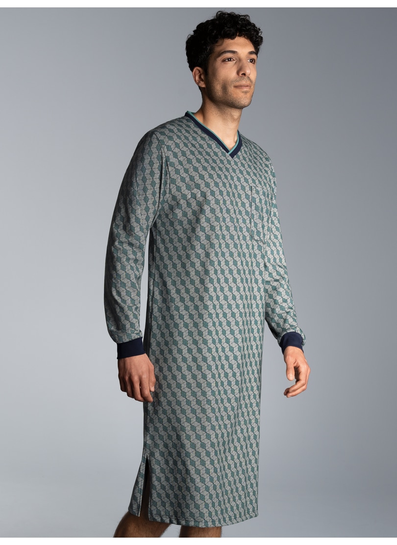 Trigema Pyjama "TRIGEMA Nachthemd mit Allover-Print" 1 Stk. tlg. günstig online kaufen