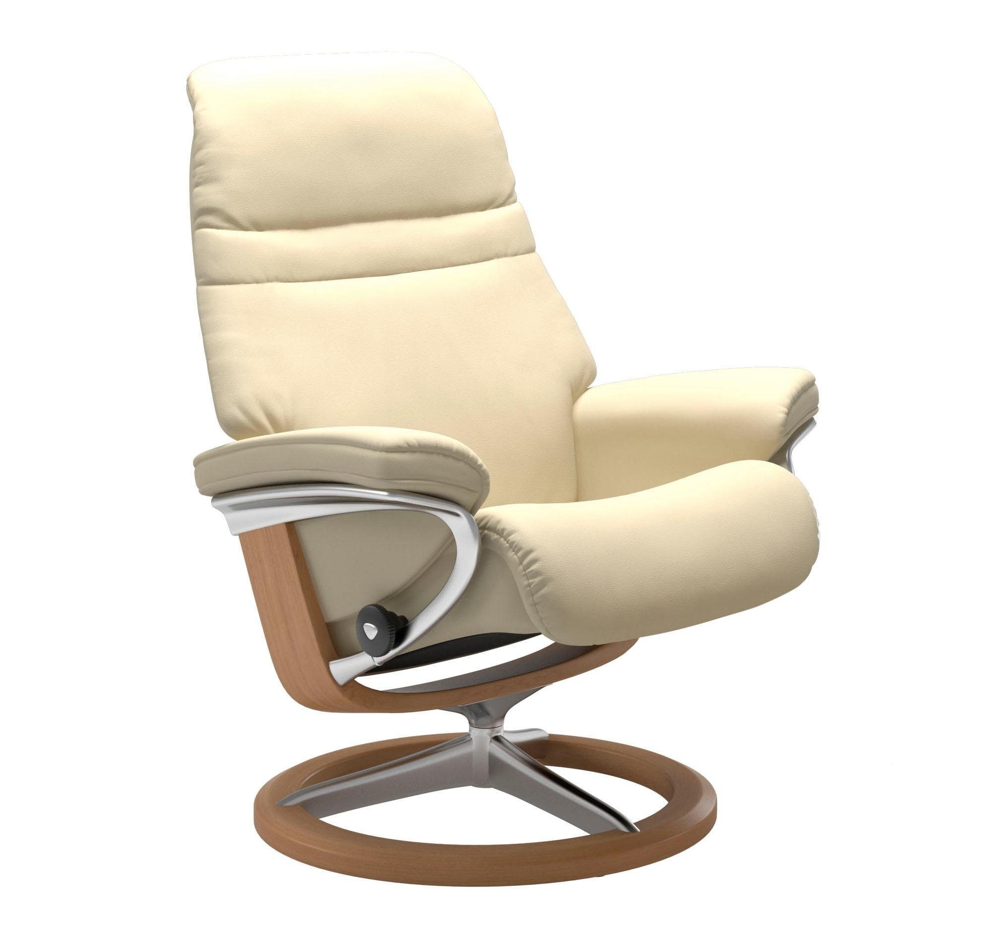 Thumbnail - Stressless "Sunrise" mit Signature Base, Größe S, Gestell Eiche