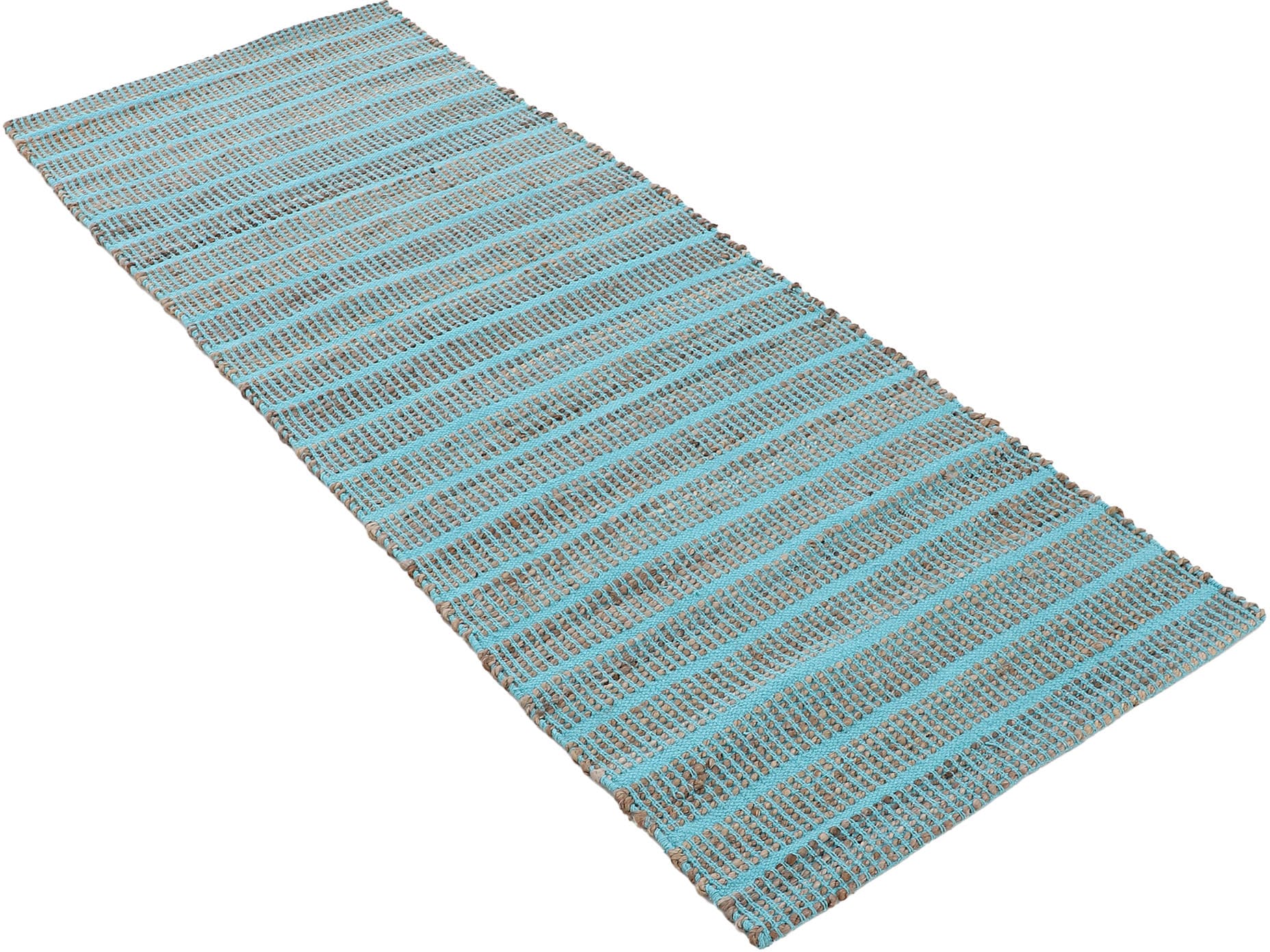 carpetfine Läufer »Lara«, rechteckig, 6 mm Höhe, Wendeteppich aus Jute/Baumwolle