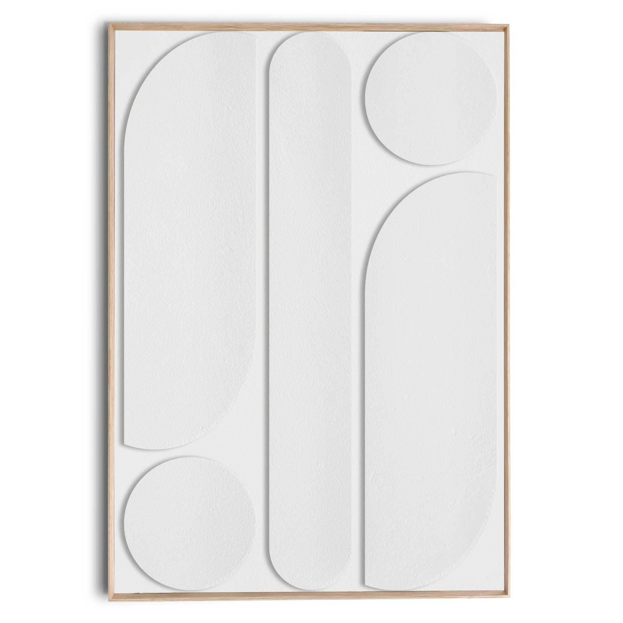 Reinders Wandbild "Weißes abstraktes", Schlafzimmer - Weiß - MDF - Abstrakt günstig online kaufen