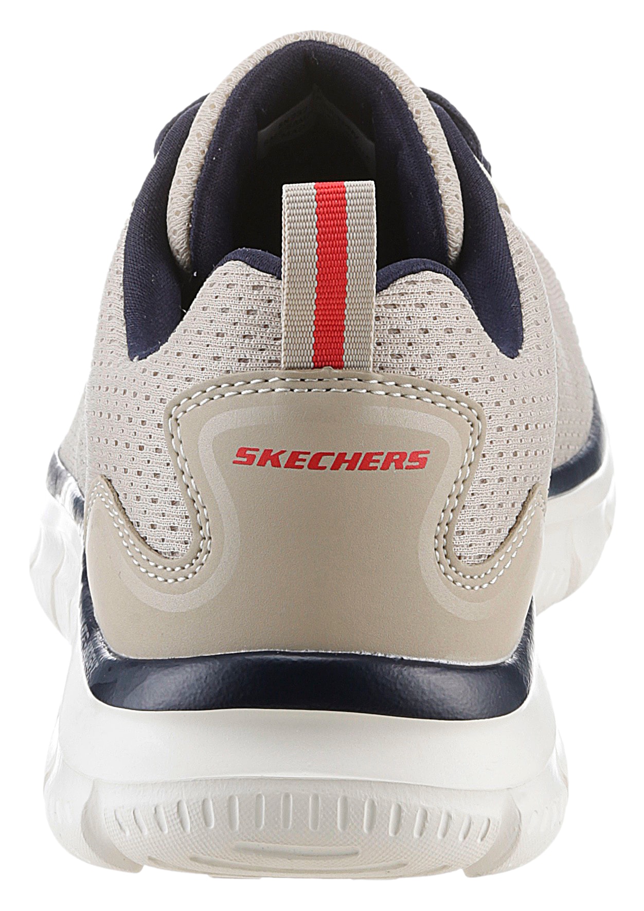 Skechers Slip-On Sneaker »TRACK-LESHUR«, Freizeitschuh, Trainingsschuh, Schlupfschuh im Materialmix