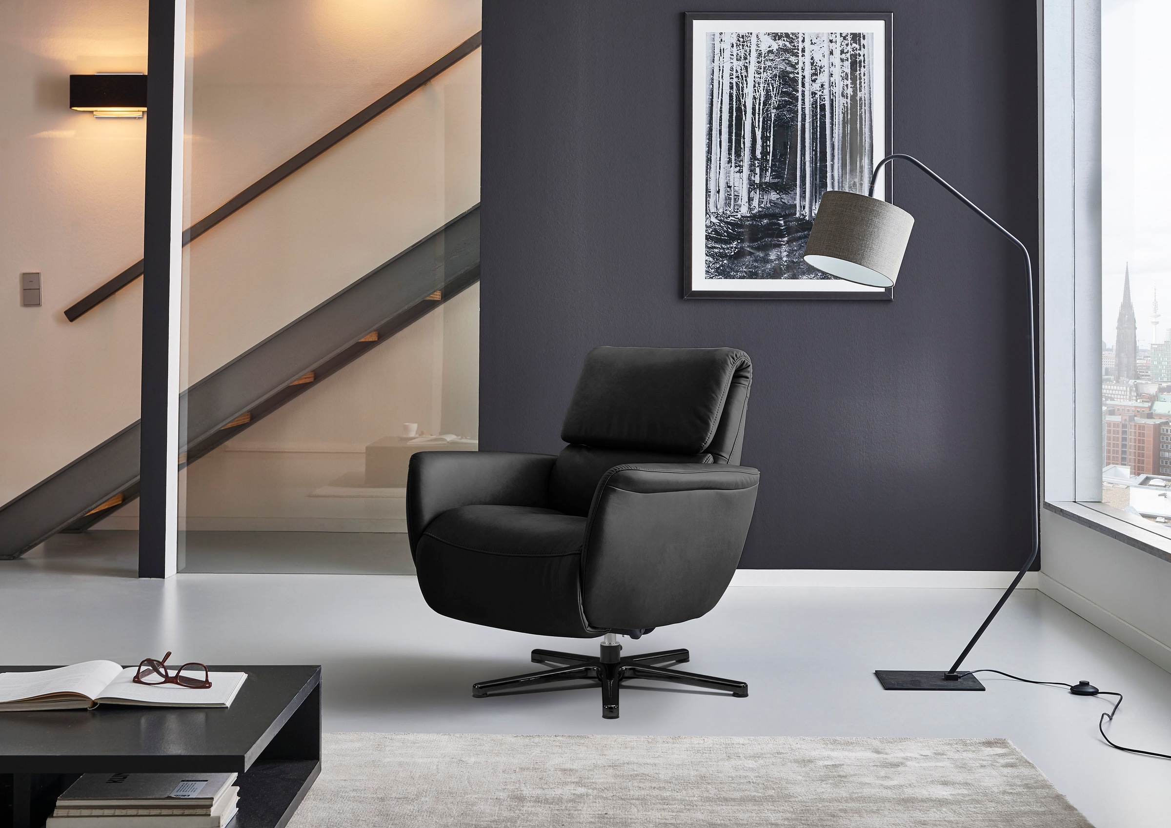 HUKLA Sessel "HU-LC17037" Verstellbare Beinauflage und Rückenlehne, hochkla günstig online kaufen