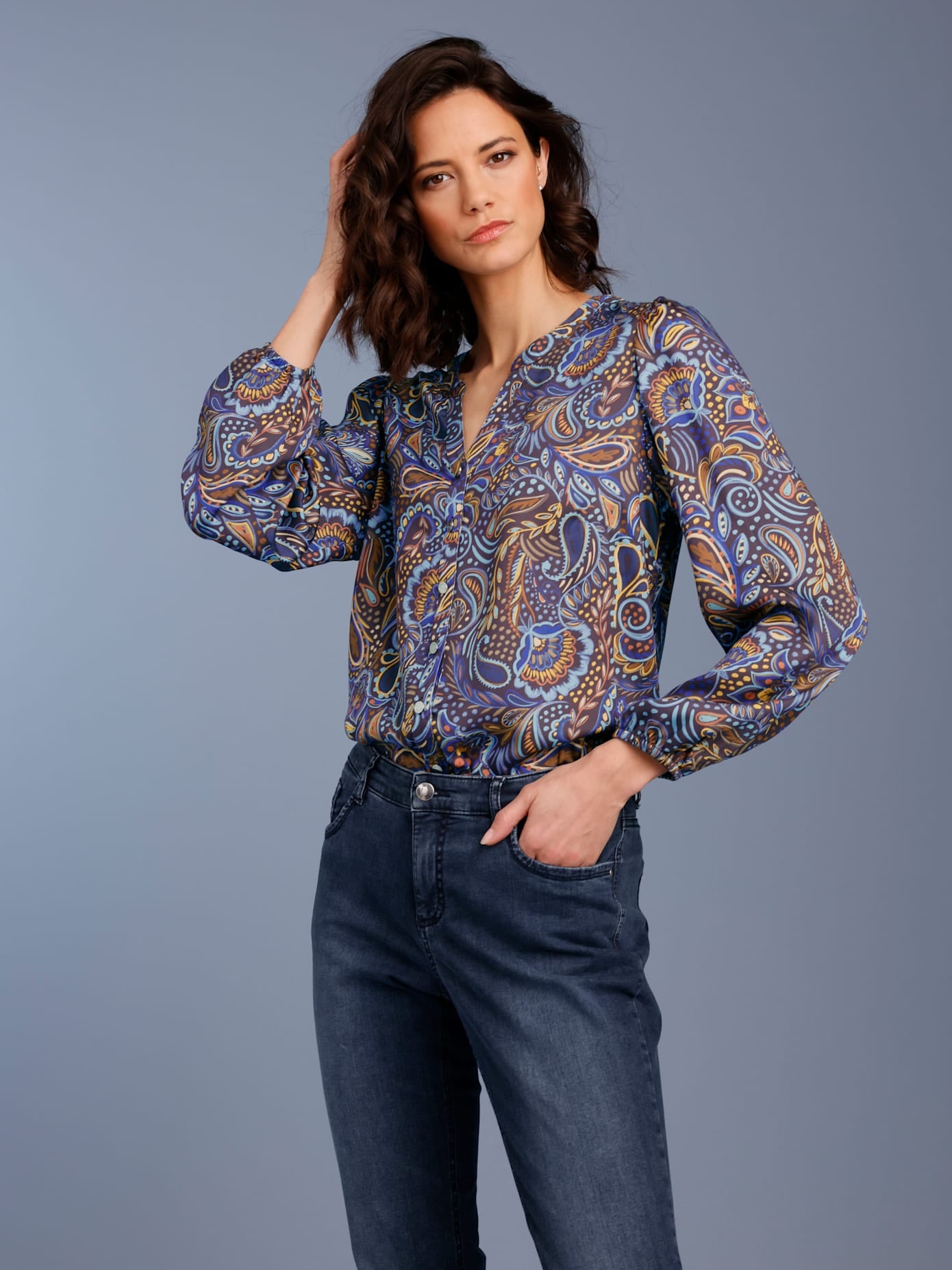 CREATION L PREMIUM Druckbluse