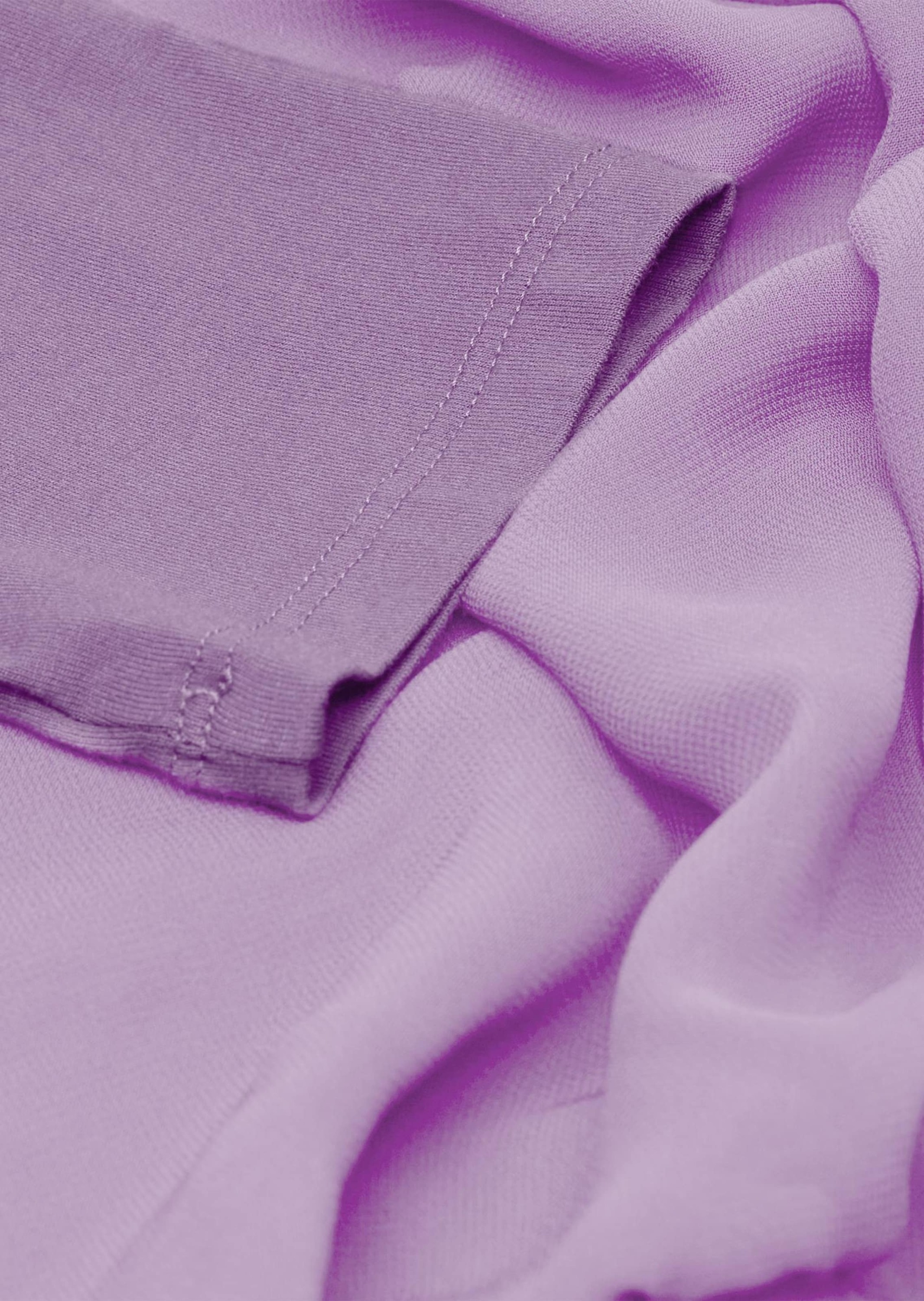 GOLDNER Kurzarmbluse »Kurzgröße Chiffon-Shirt mit 3/4-Arm, Rundhals« keine/nicht relevant