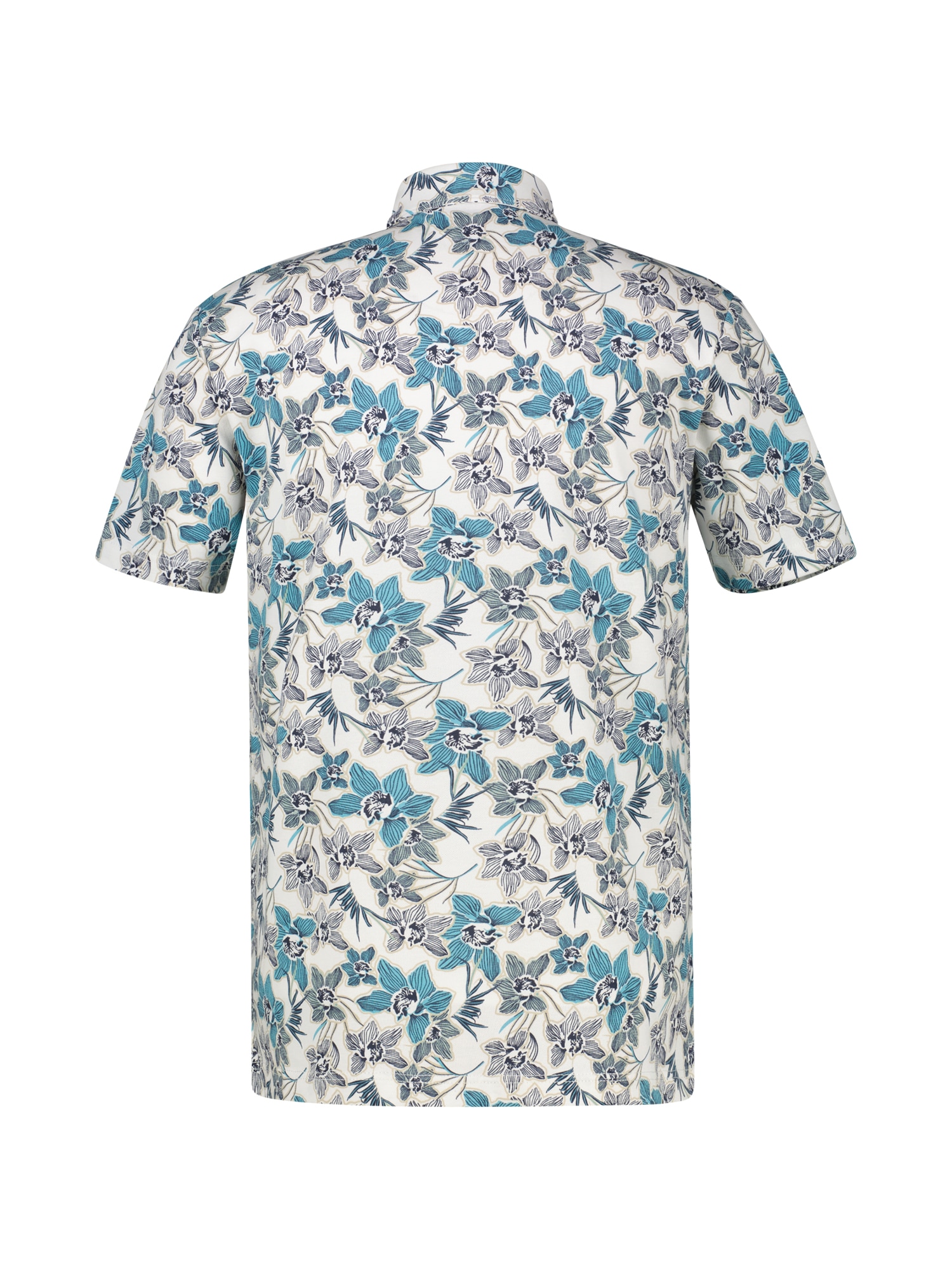 LERROS Poloshirt »Sommerliches Poloshirt mit angesagtem, floralem Printmuster«