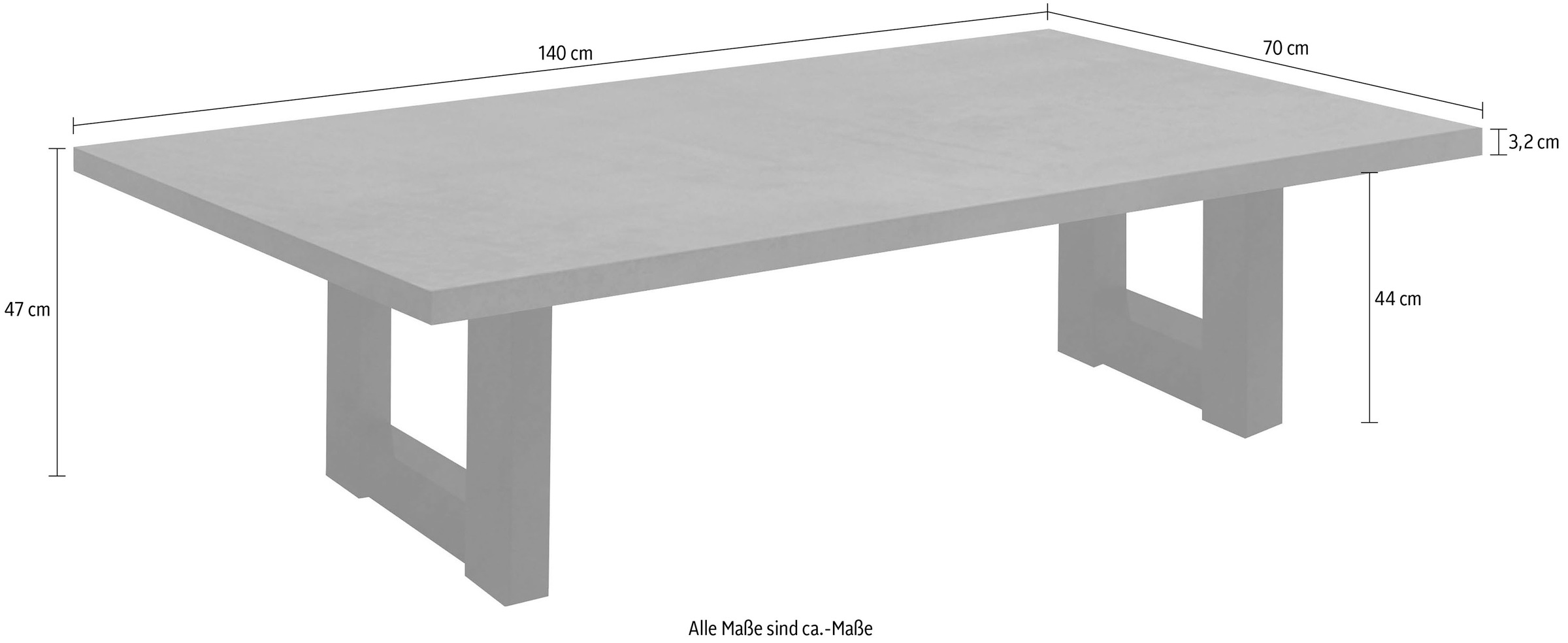 Mäusbacher Couchtisch »TOPSELLER!«, (Beistelltisch), Tisch, U-Gestell