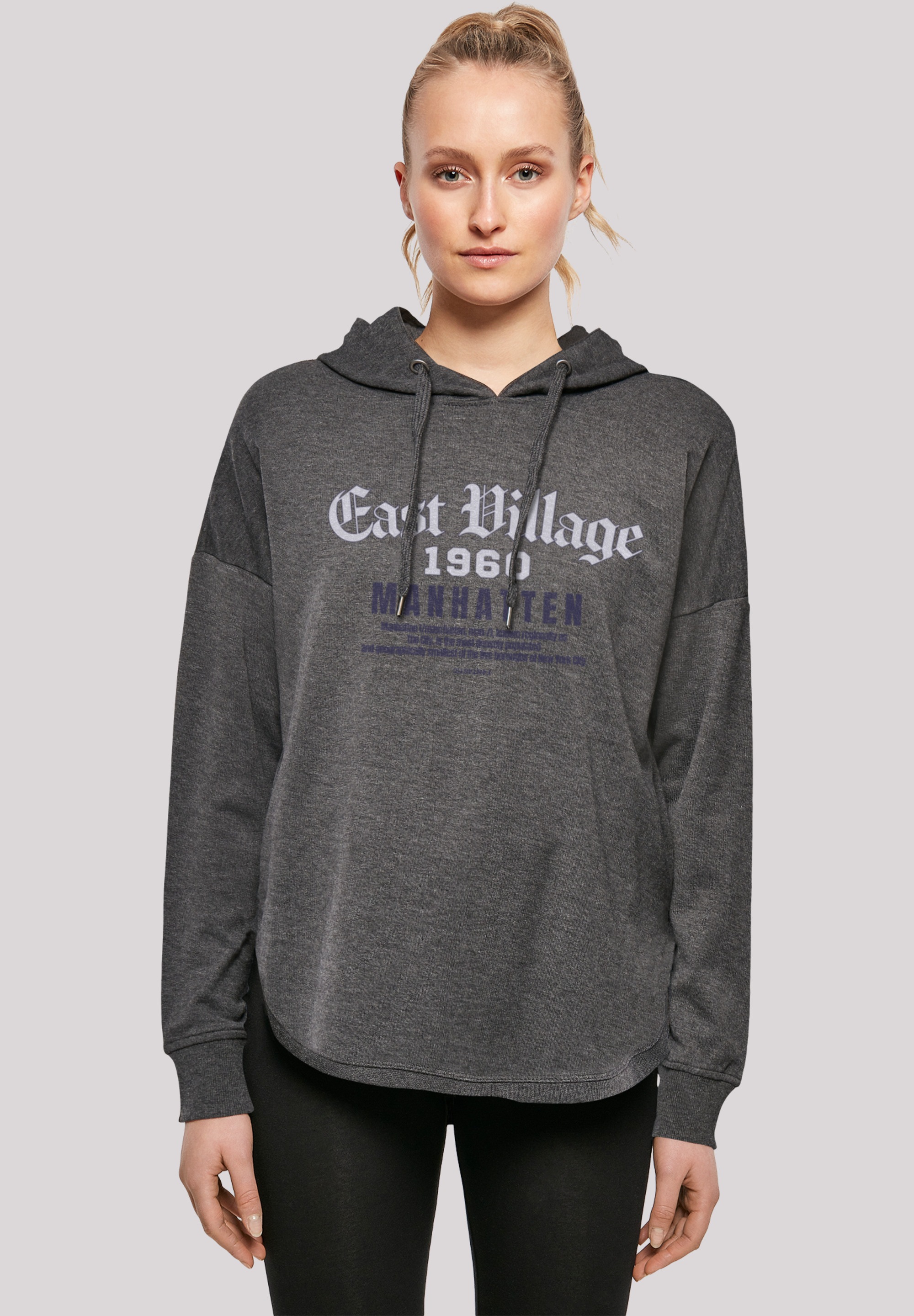 F4NT4STIC Kapuzenpullover "East Village Manhatten OVERSIZE HOODIE", Print