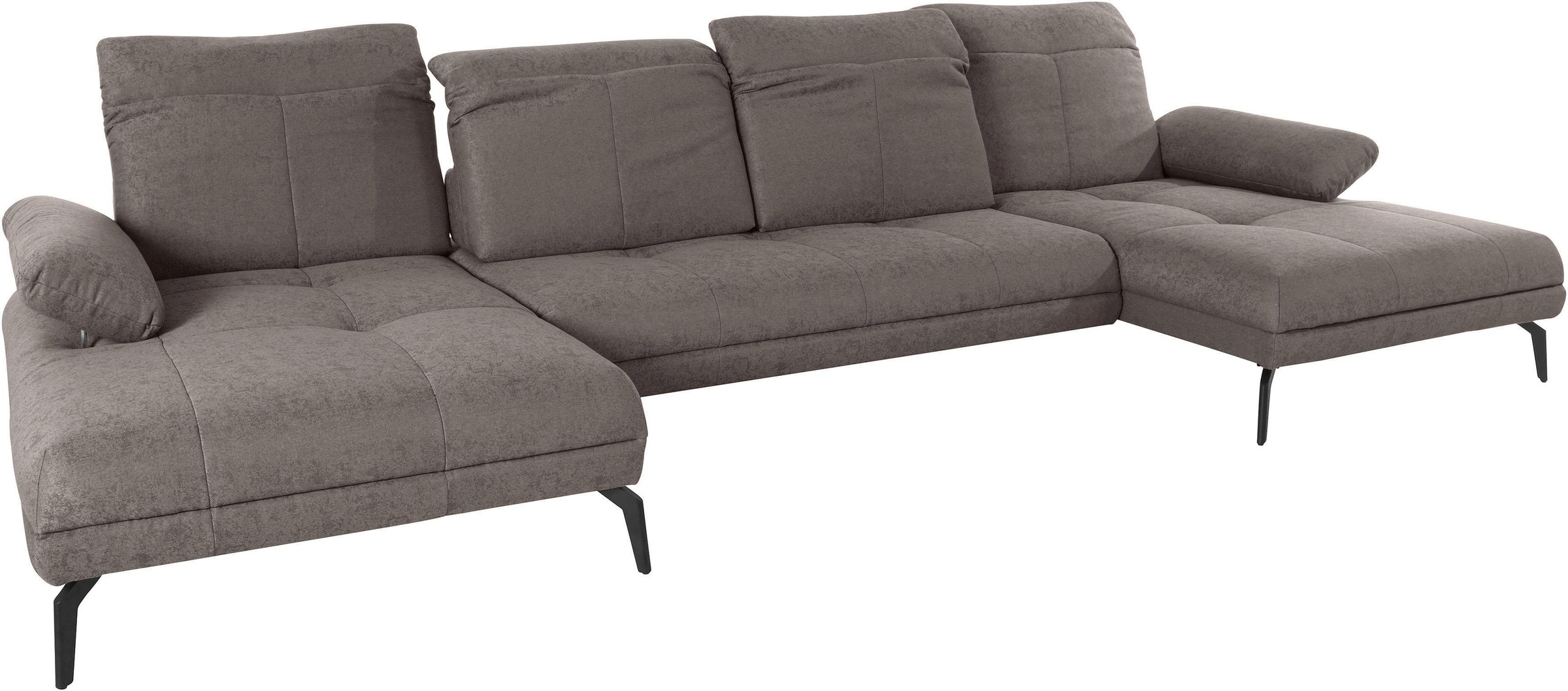 Thumbnail - andas Wohnlandschaft "Stenlille Multifunktions-Sofa, U-Form" incl. Sitztiefen-, Kopfteil- und Armteilverstellung