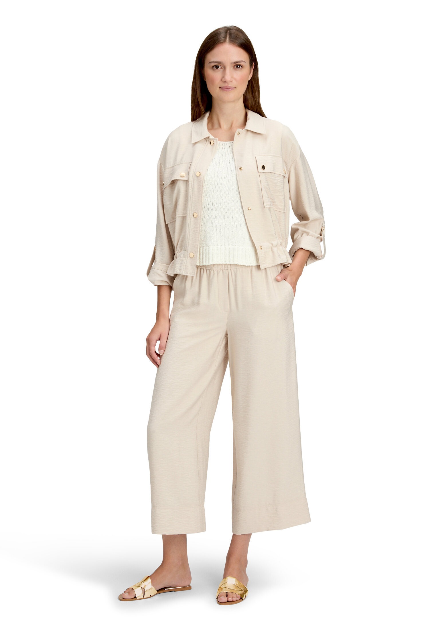 Betty&Co Jackenblazer »Damen mit aufgesetzten Taschen«