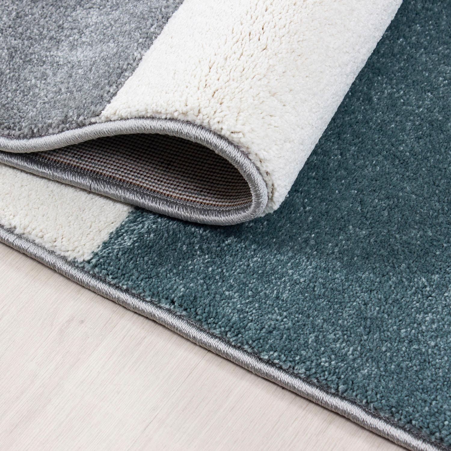 Ayyildiz Teppiche Teppich »Hawaii 1310 , auch als Läufer« rechteckig 13 mm Höhe Kurzflor, handgearbeiteter Konturenschnitt, Wohnzimmer