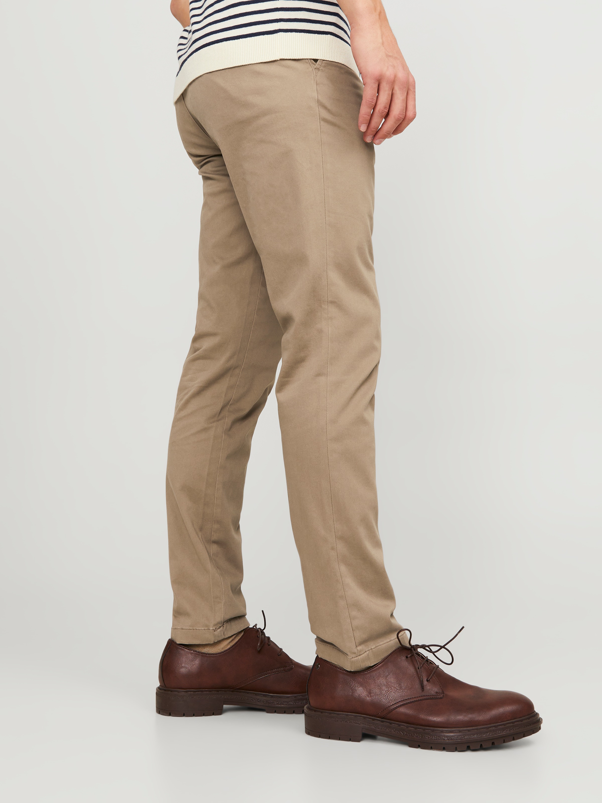 Jack & Jones Pantalon Chino Marco Bowie Slim Beige 30 Homme 10