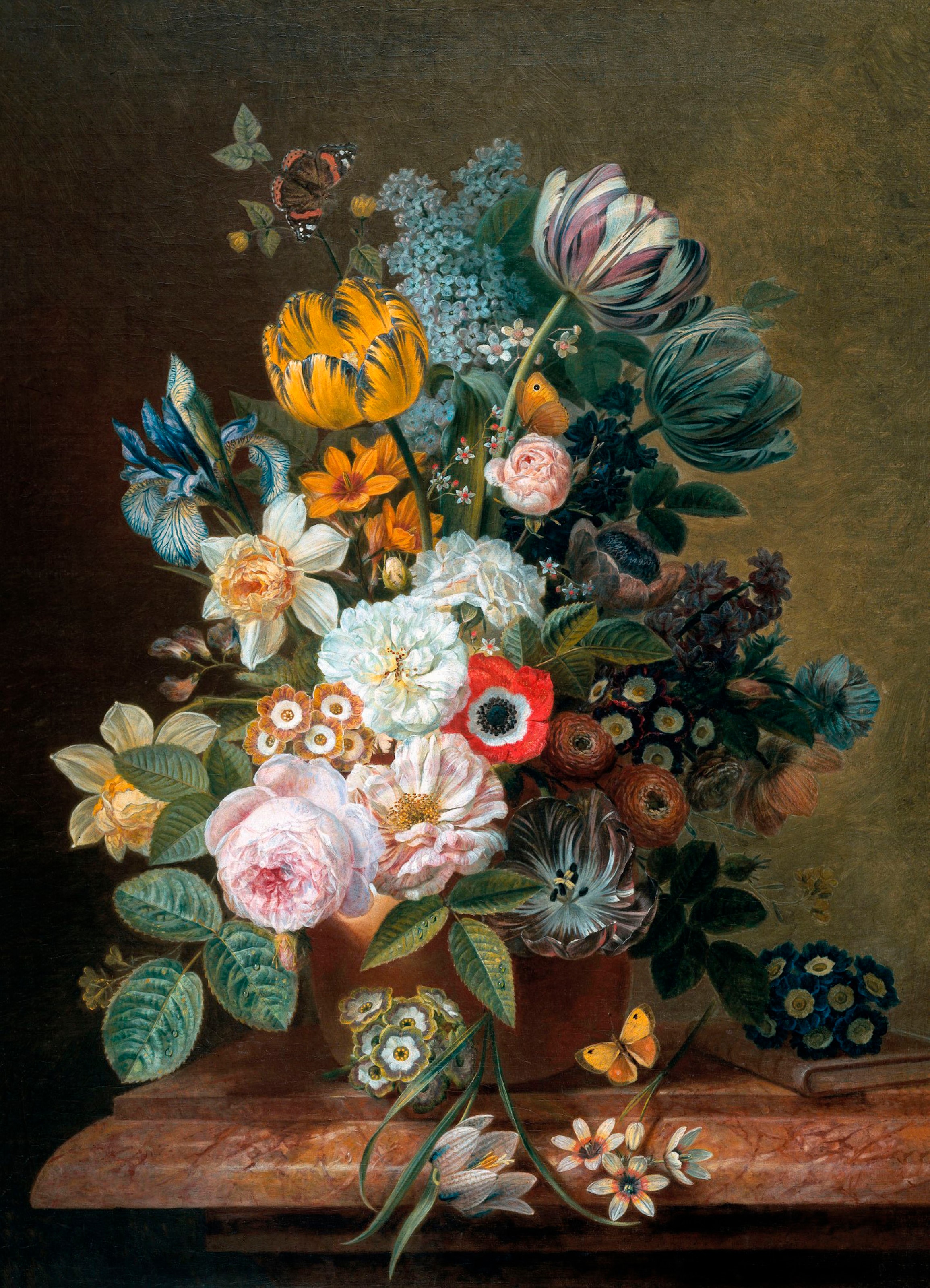 Art for the home Leinwandbild "Stillleben Blumen", Art-Blumen-Stillleben, S günstig online kaufen