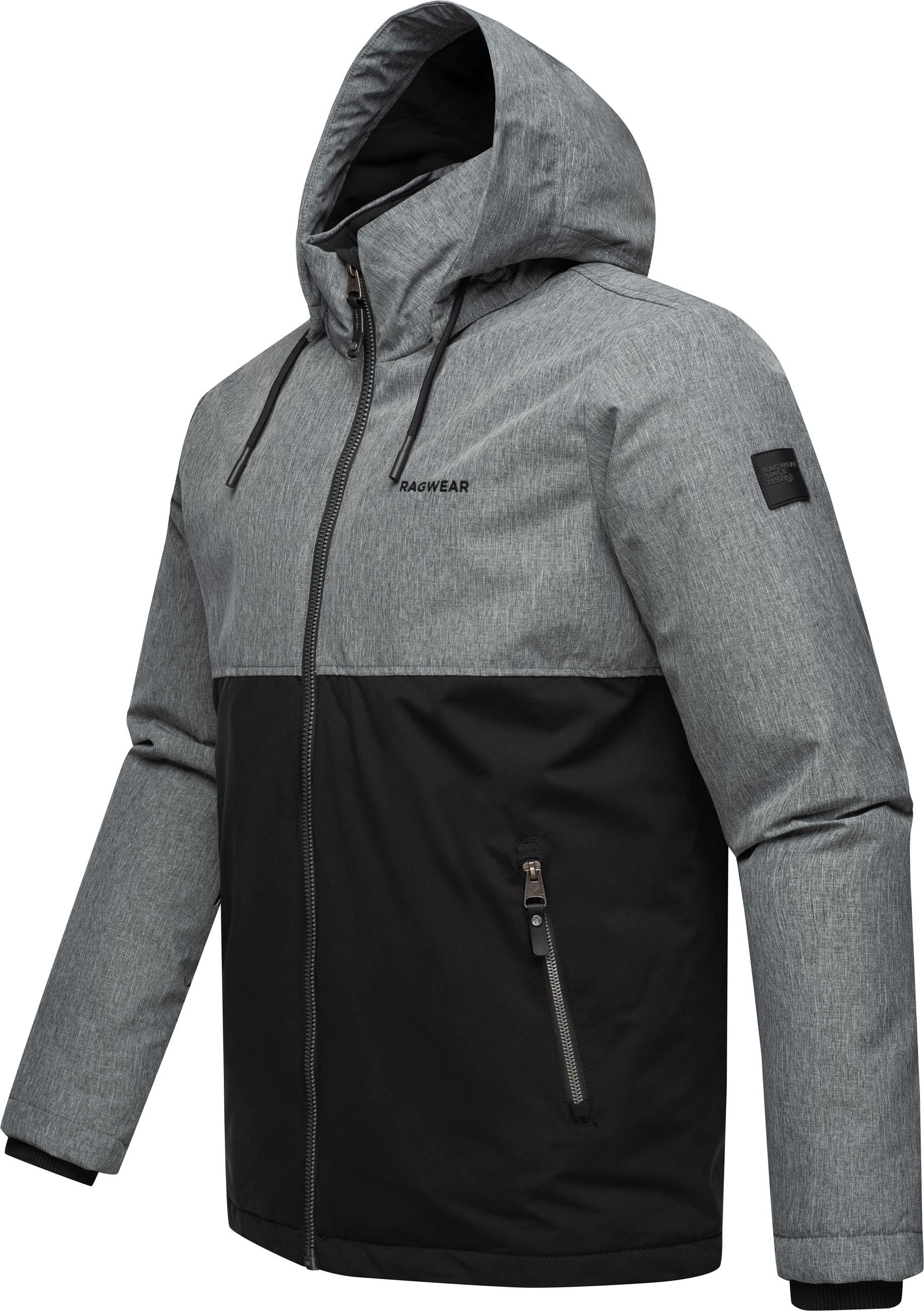 Ragwear Outdoorjacke »Roens«, mit Kapuze, Wasserdichte Herren Übergangsjacke mit Kapuze