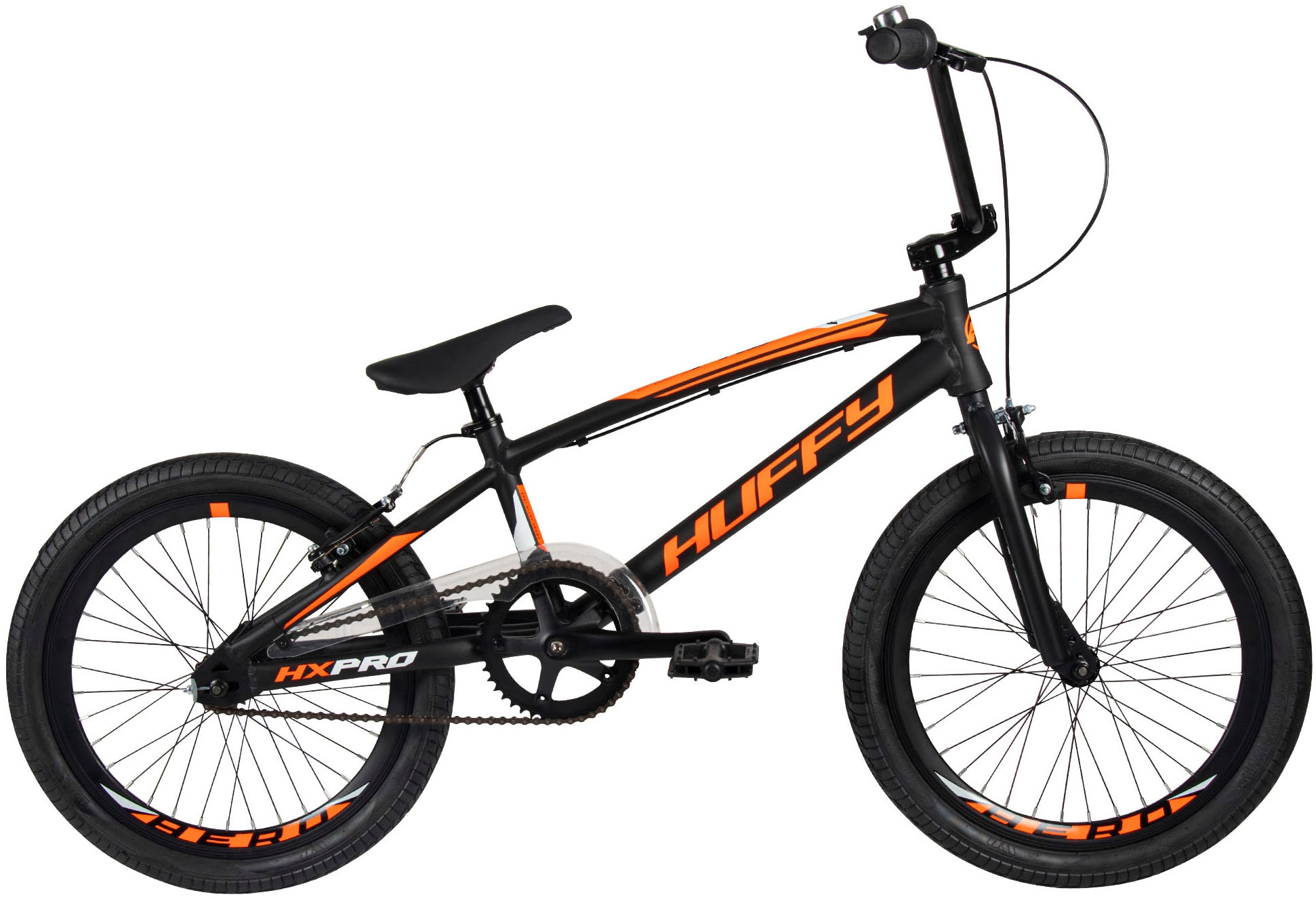 HUFFY BMX-Rad "HX Pro 20-Zoll BMX Race Bike", 20 Zoll (50,80cm) hinten: 20 Zoll (50,80cm)schwarz, Fahrräder
