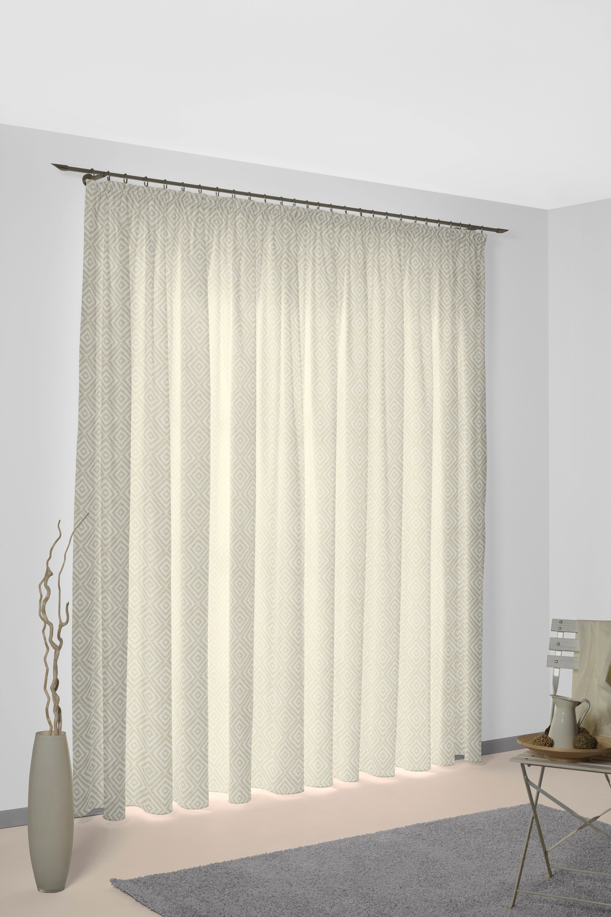 Wirth Vorhang "Telfort" Kräuselband 1 Stk. tlg. günstig online kaufen