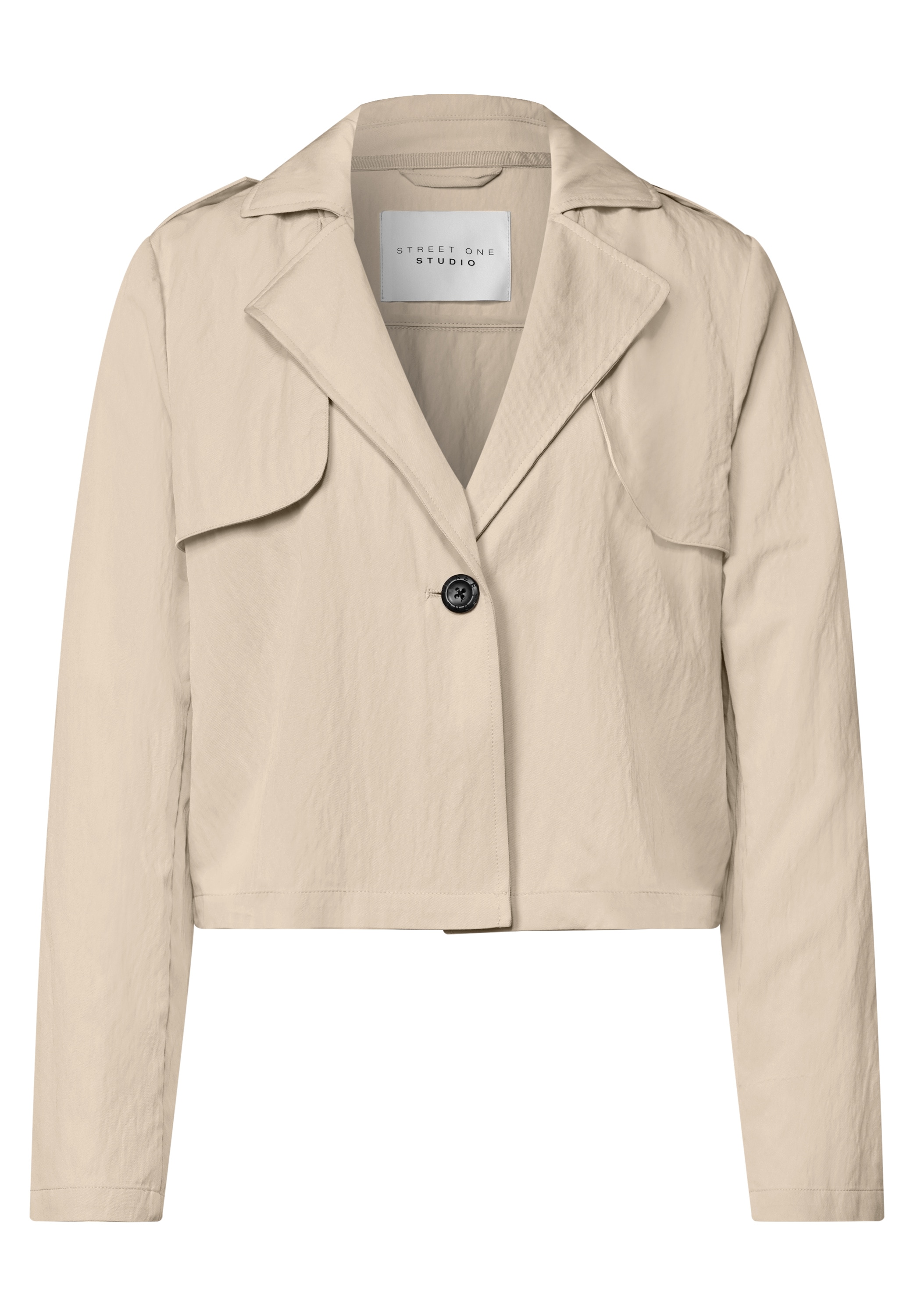 STREET ONE STUDIO Blouson ohne Kapuze aus softem Materialmix