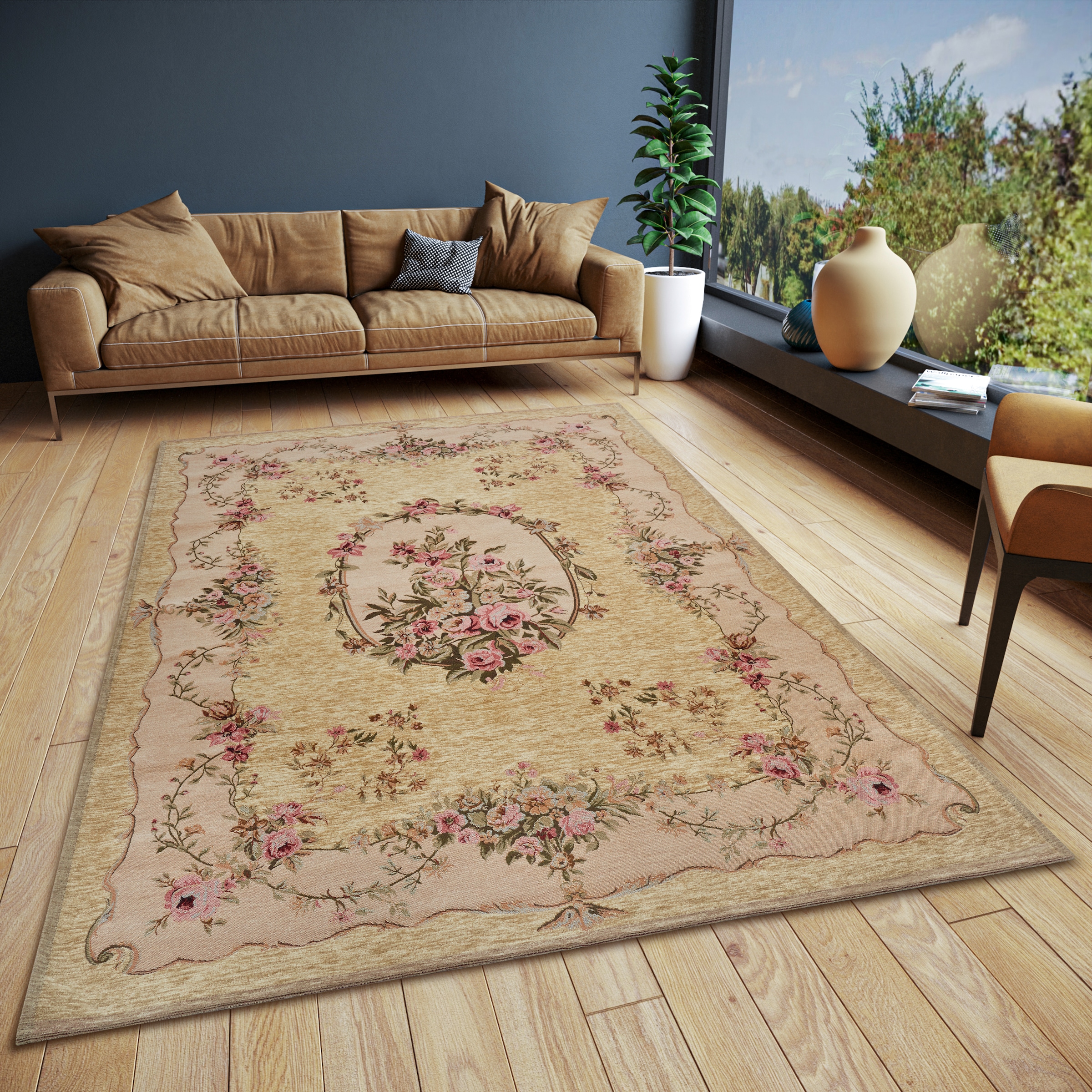 HANSE Home Teppich »Asmaa«, rechteckig, Boho-Style, Anti-Rutsch, Vintage, Wohnzimmer, Flur, Schlafzimmer