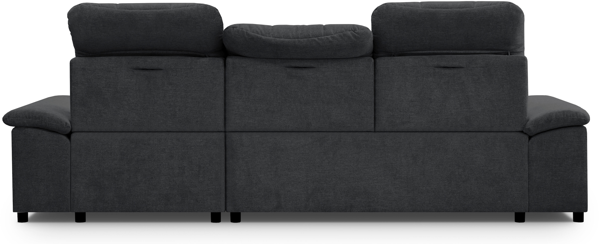 WERK2 Ecksofa Carmen, Sofa, Eckcouch mit Schlaffunktion, Bettkasten und Sitztiefenverstellung