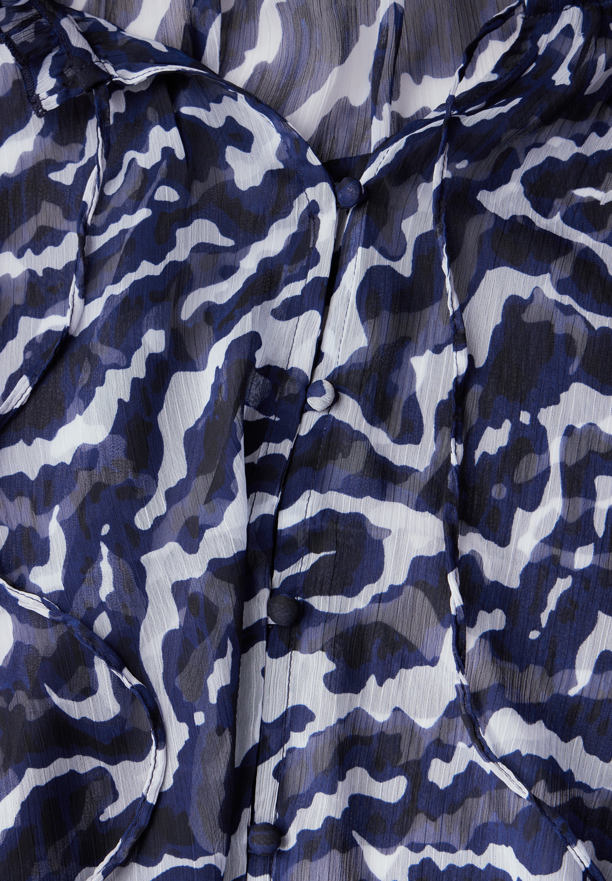 STREET ONE STUDIO Chiffonbluse, im angesagten Streifen-Design