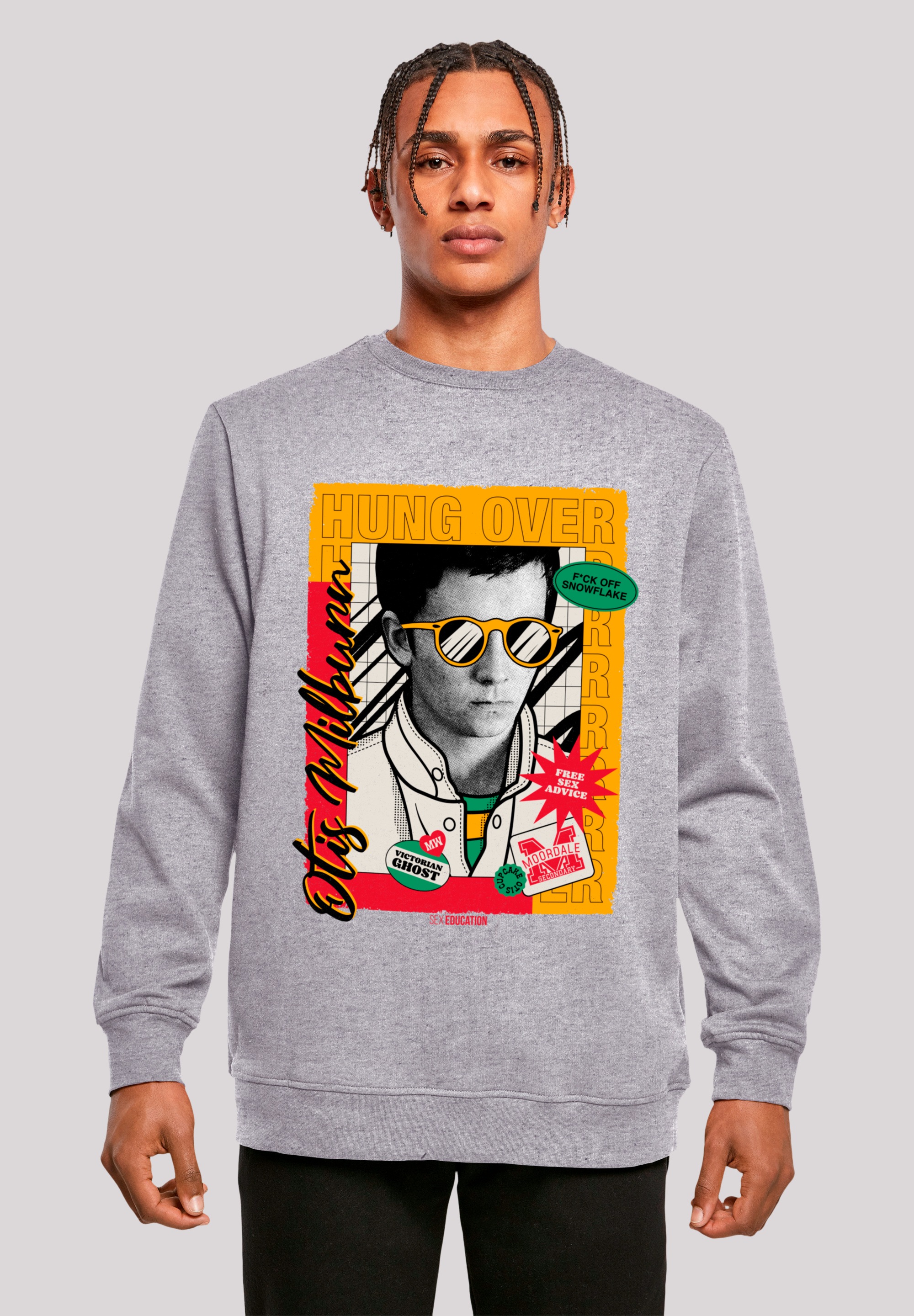 F4NT4STIC Sweatshirt "Sex Education Otis Hung Over Collage", Premium Qualität