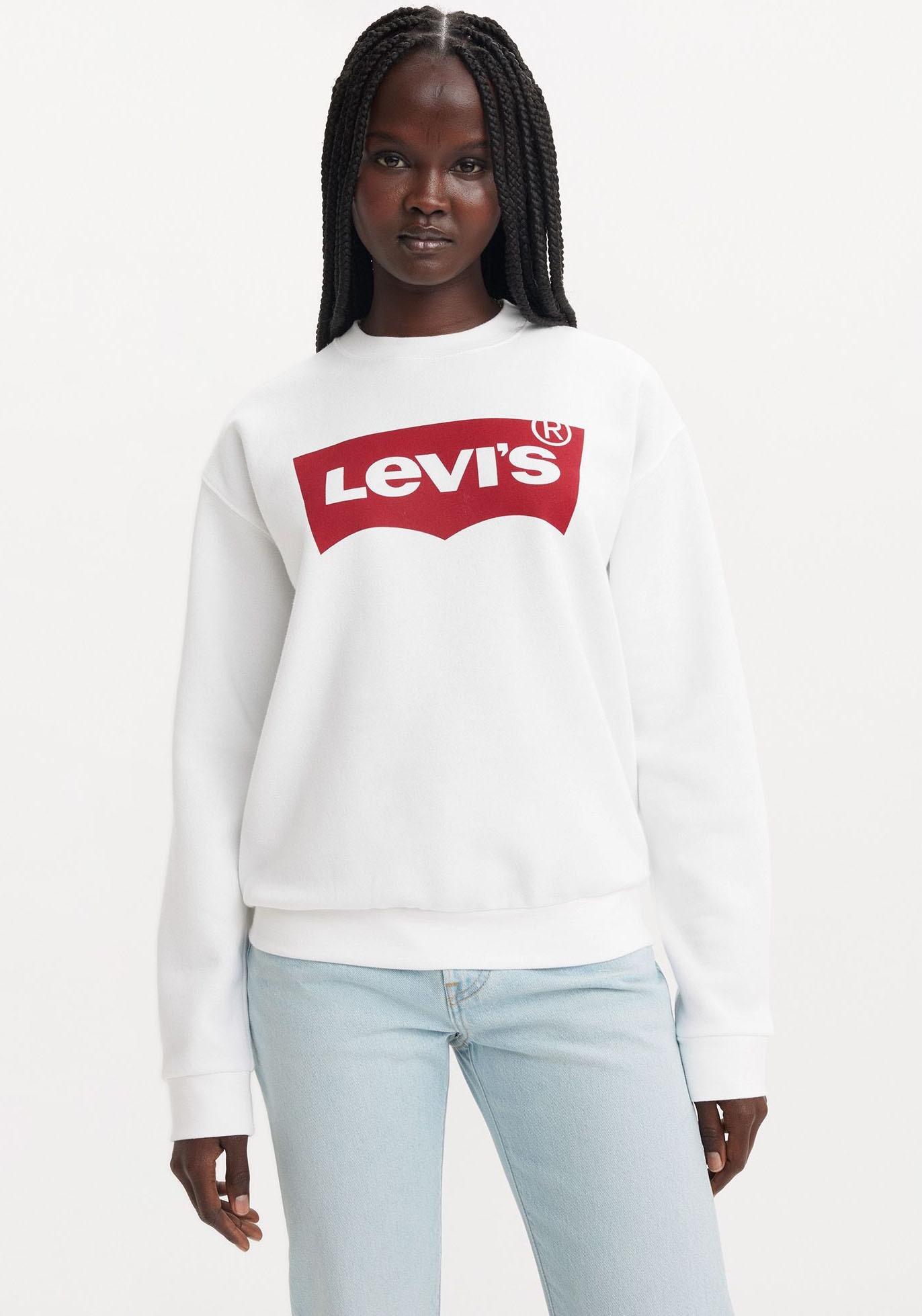 Sweatshirt, mit Logo Print