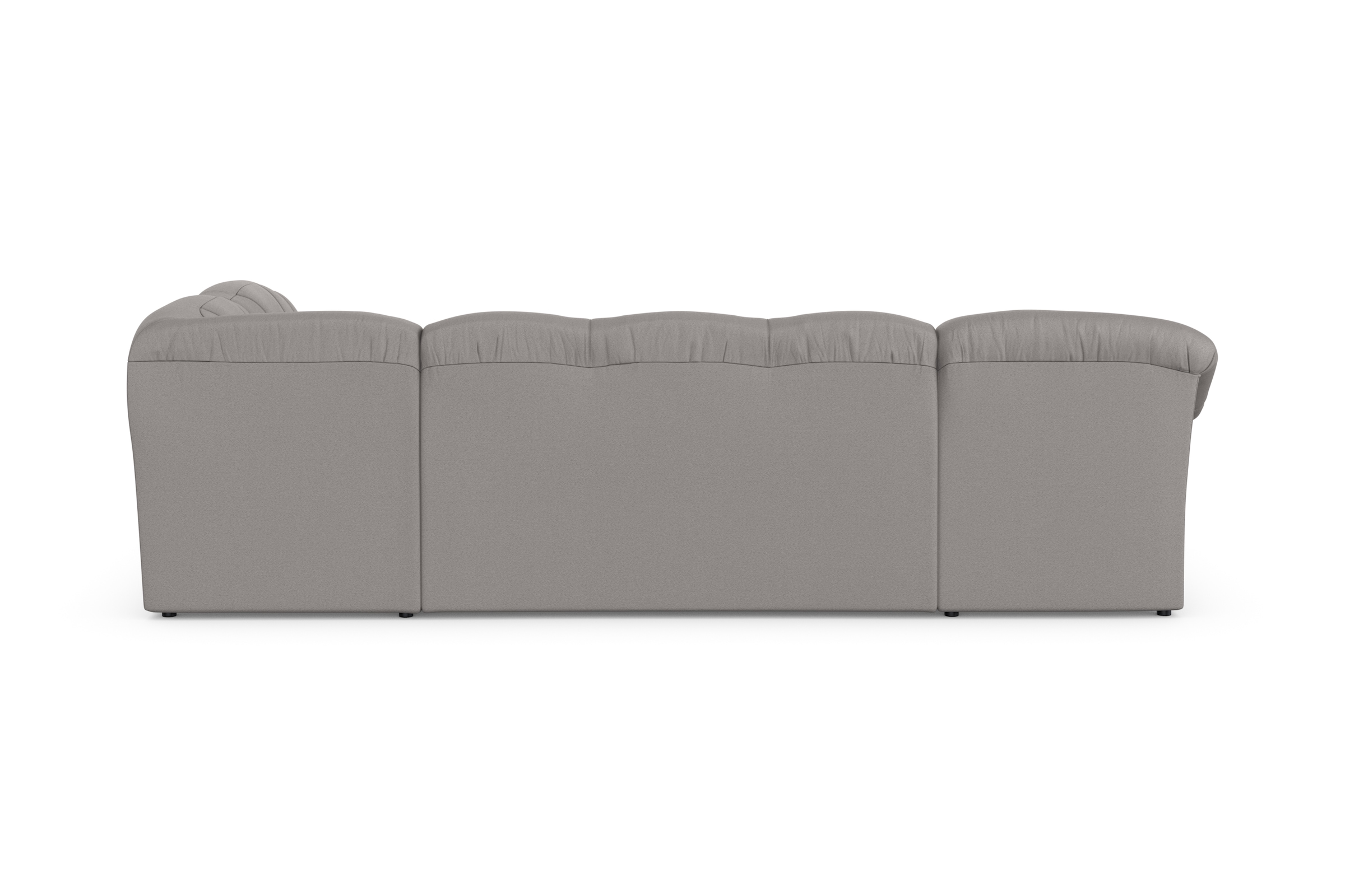 DOMO collection Wohnlandschaft »Pegnitz, zeitlos und modern, mit attraktiver Rückensteppung, U-Form«, wahlweise mit Bettfunktion