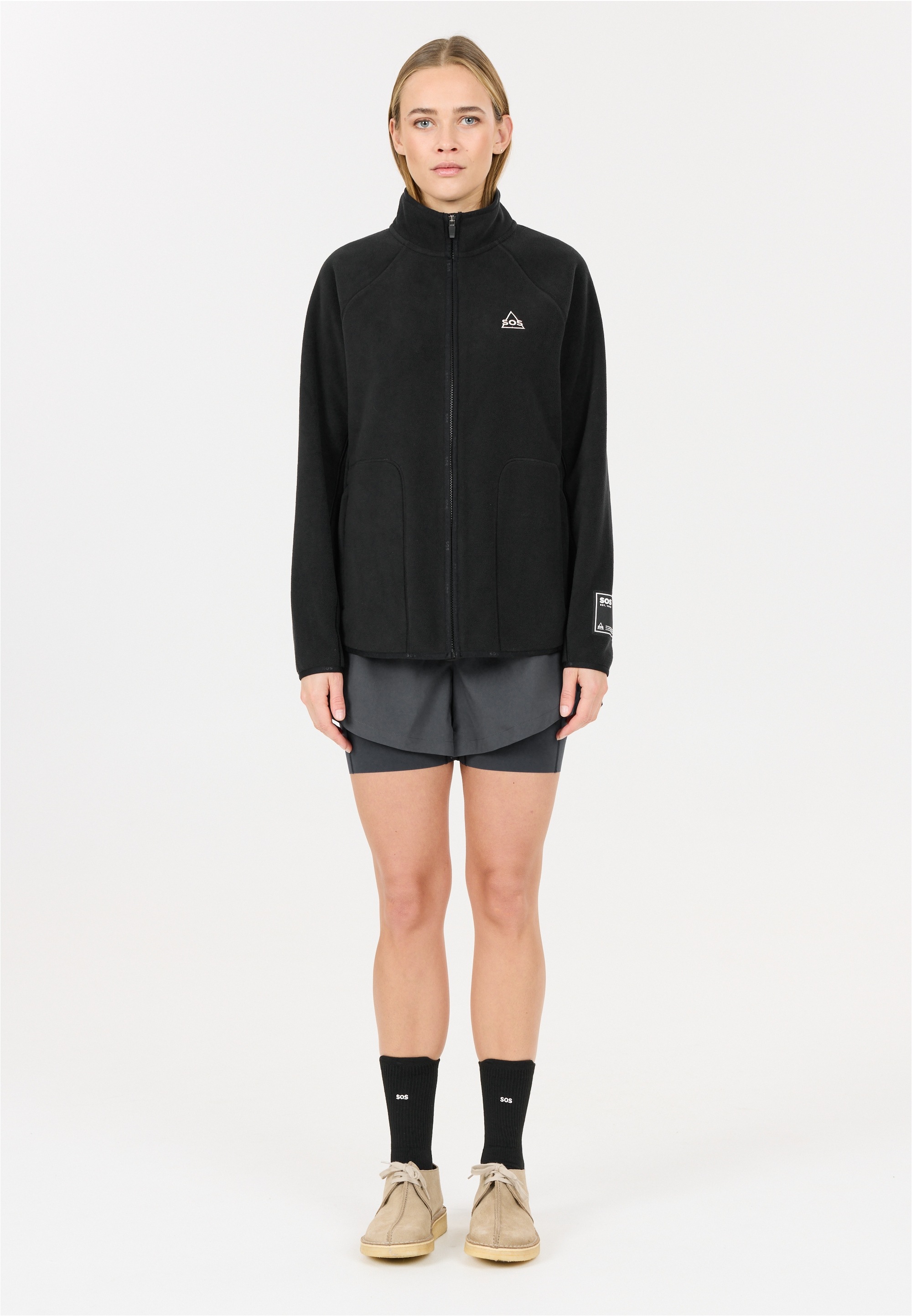 SOS Fleecejacke "Munson" mit atmungsaktiver Funktion günstig online kaufen