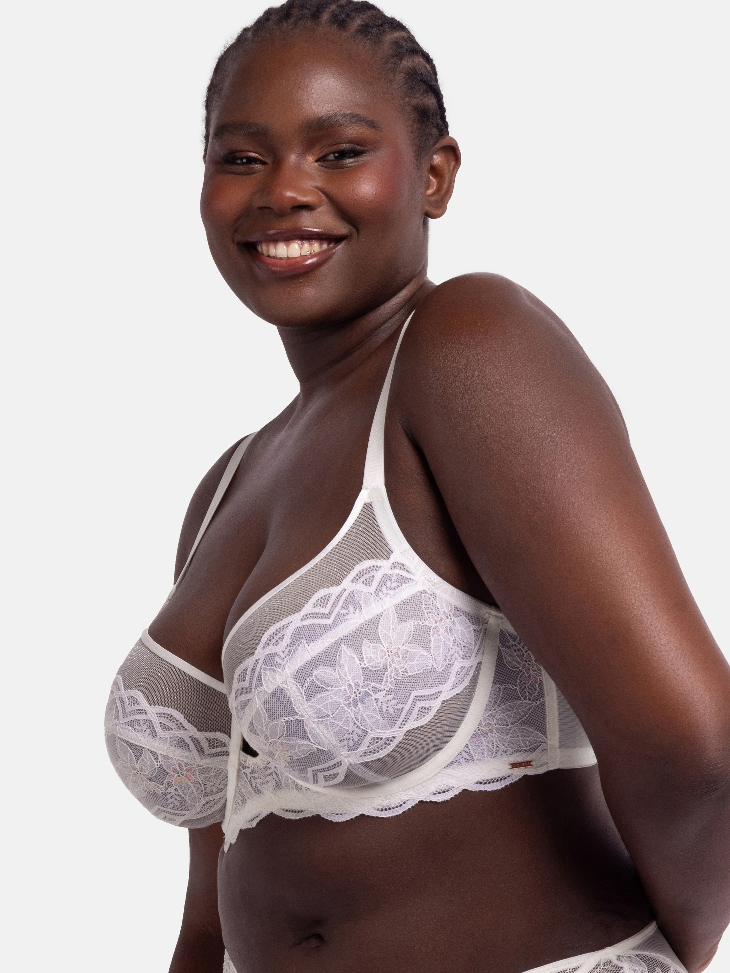 Dorina Bügel-BH »LORELEI«, Schimmerndes Netz mit Spitzendetails
