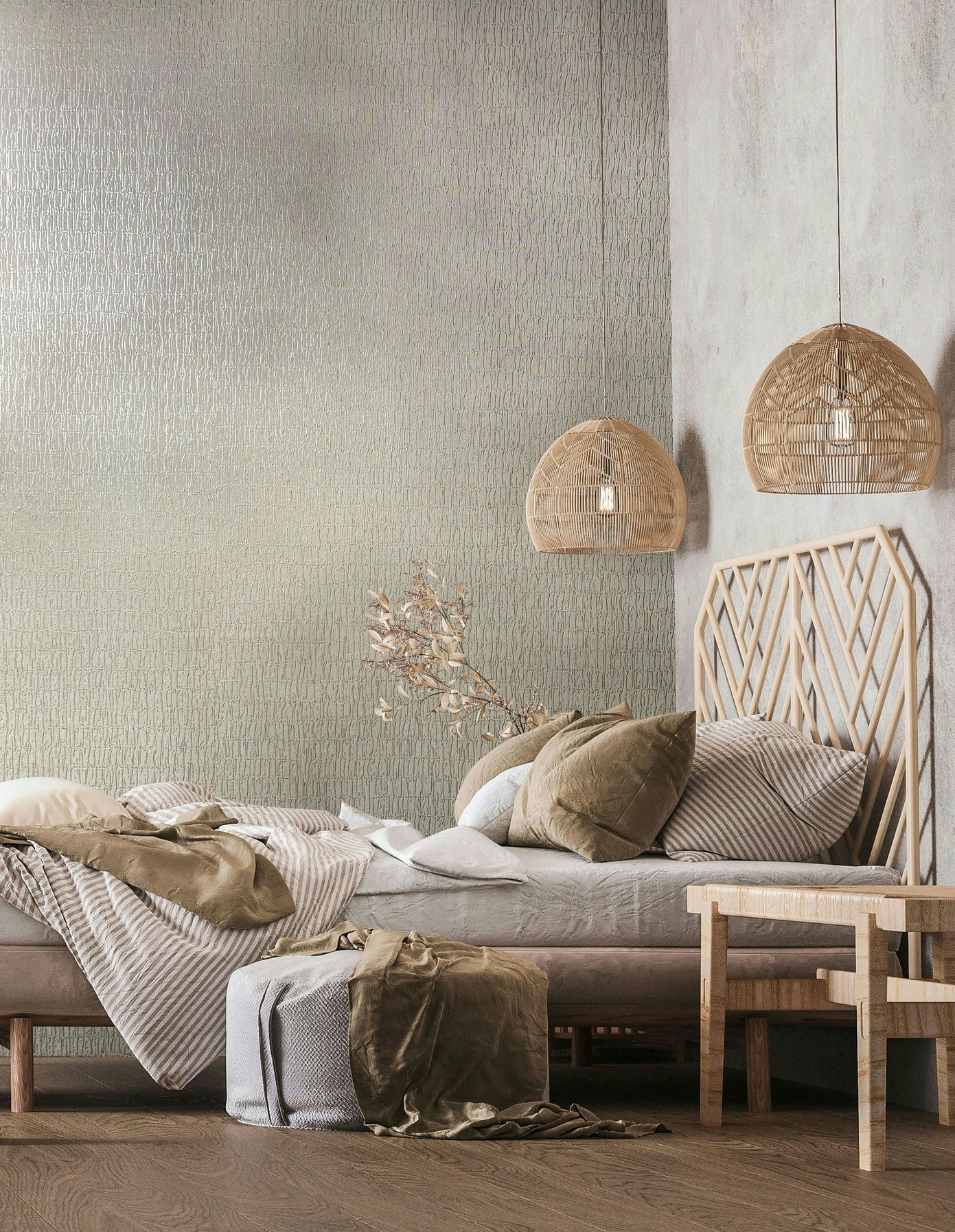 Thumbnail - Marburg Vliestapete "Textured Tones", Strukturmuster, moderne Tapete für Wohnzimmer Schlafzimmer Küche