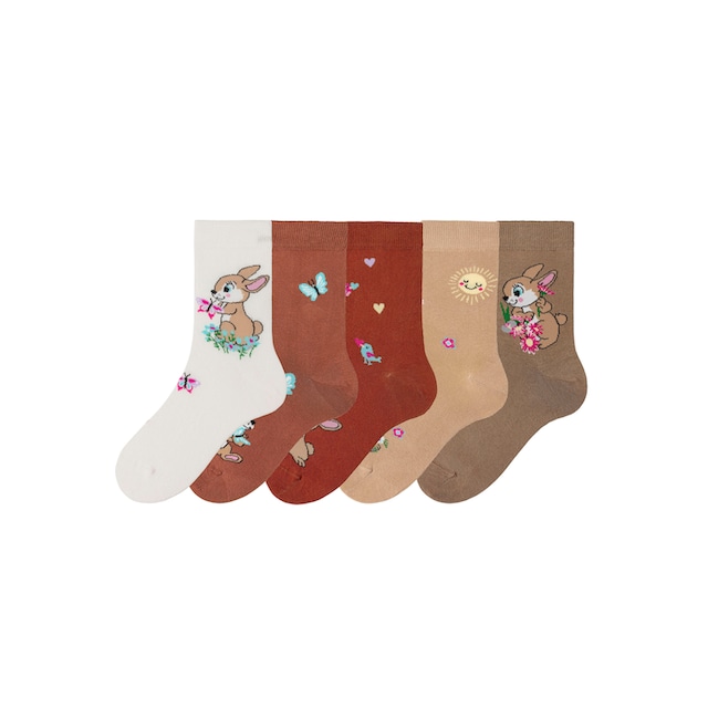 Hasen Motiven Paar), kaufen (Packung, online mit | 5 H.I.S BAUR Basicsocken,