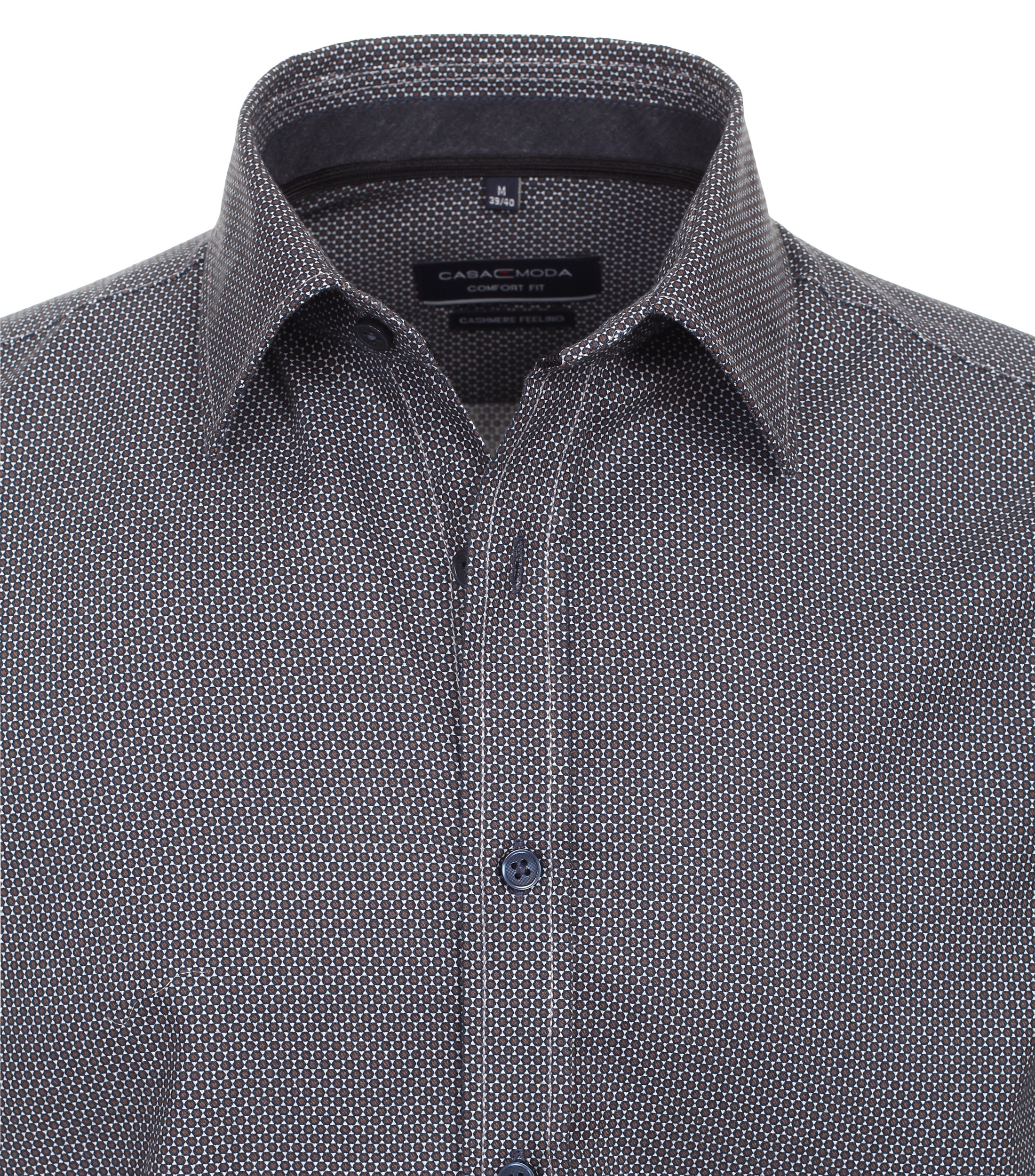 CASAMODA Flanellhemd »CASAMODA Flanellhemd Langarm Print«
